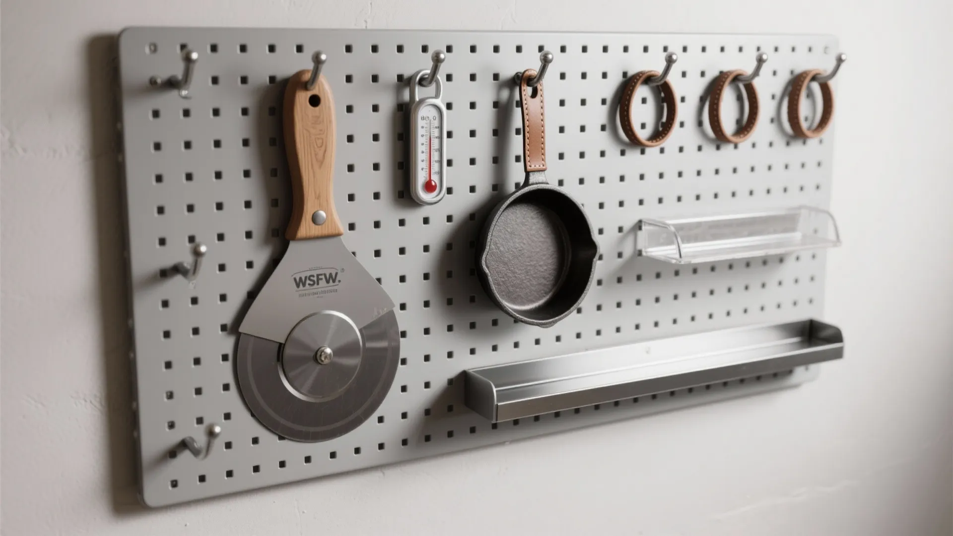 Pegboard Tool Gallery for Pizza Essentials