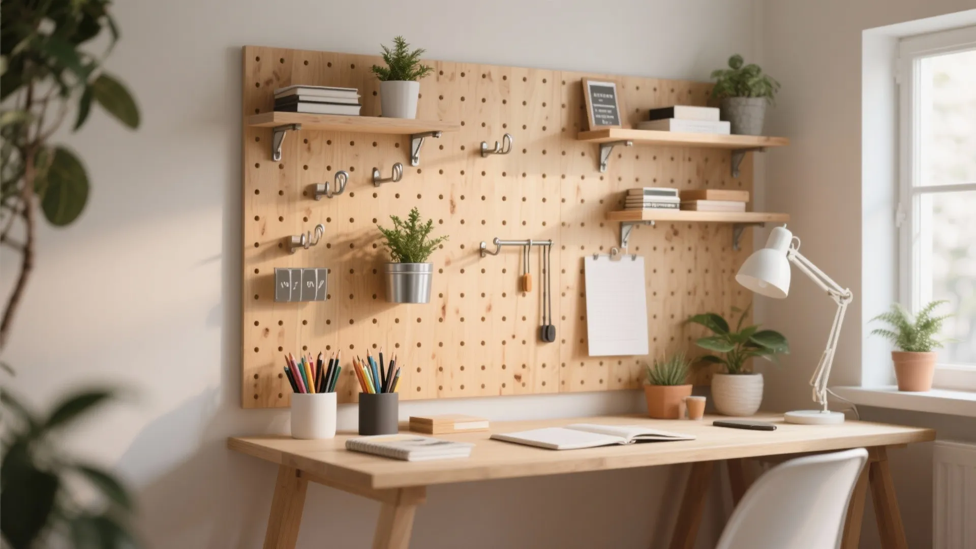 Integrated Pegboard System
