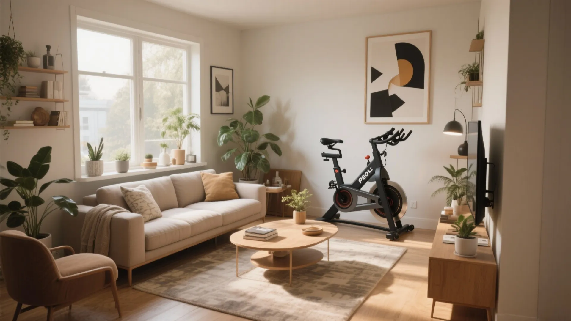 Creative Peloton Living Room Ideas