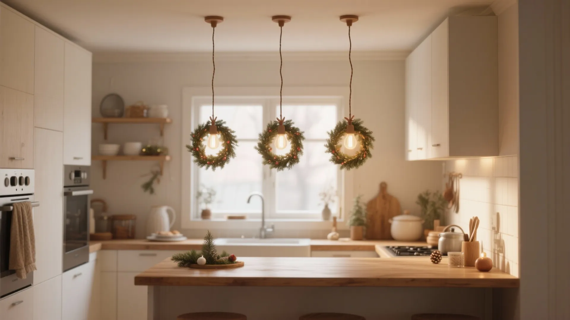 5 Creative Ways to Decorate Pendant Lights for Christmas: Easy, stylish pendant light decorating ideas that transform small spaces this holiday season