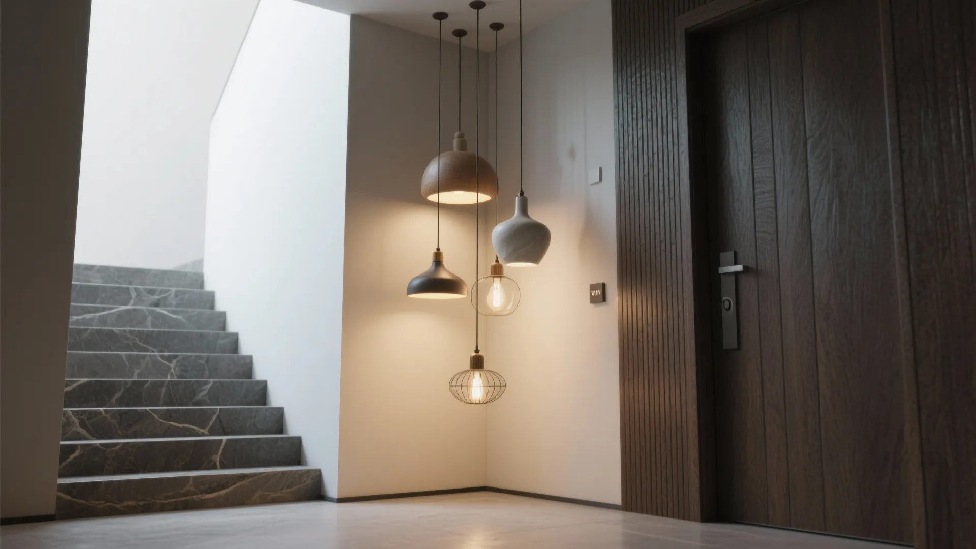 3. Corner Pendant Cluster