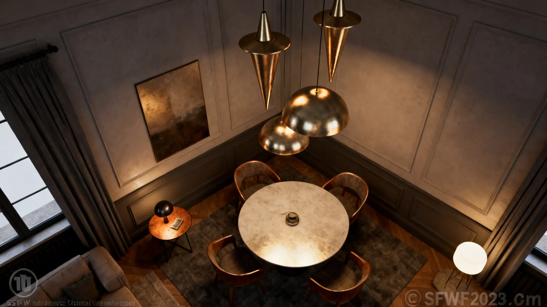 3. Cone or Dome Pendants for Layered Lighting