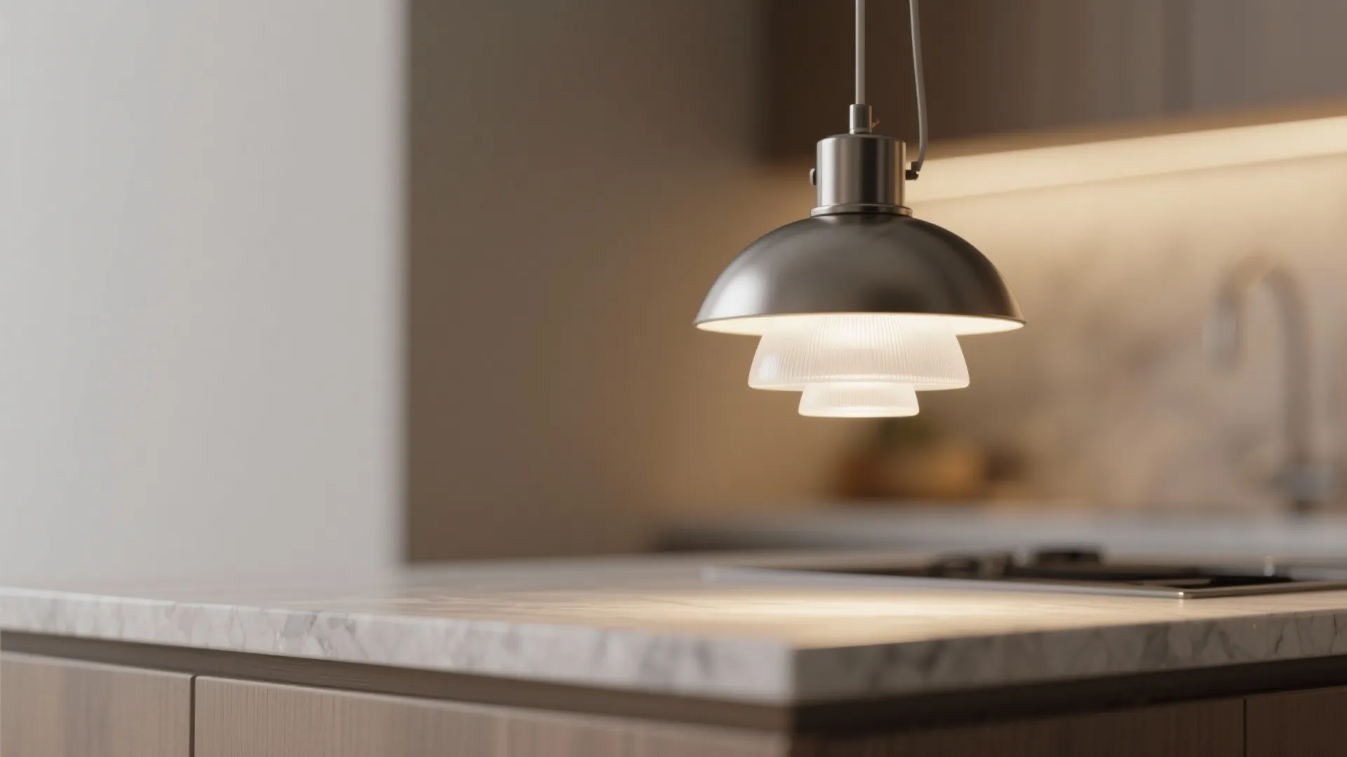 Pendant Focus Over Work Islands (Even Tiny Ones)