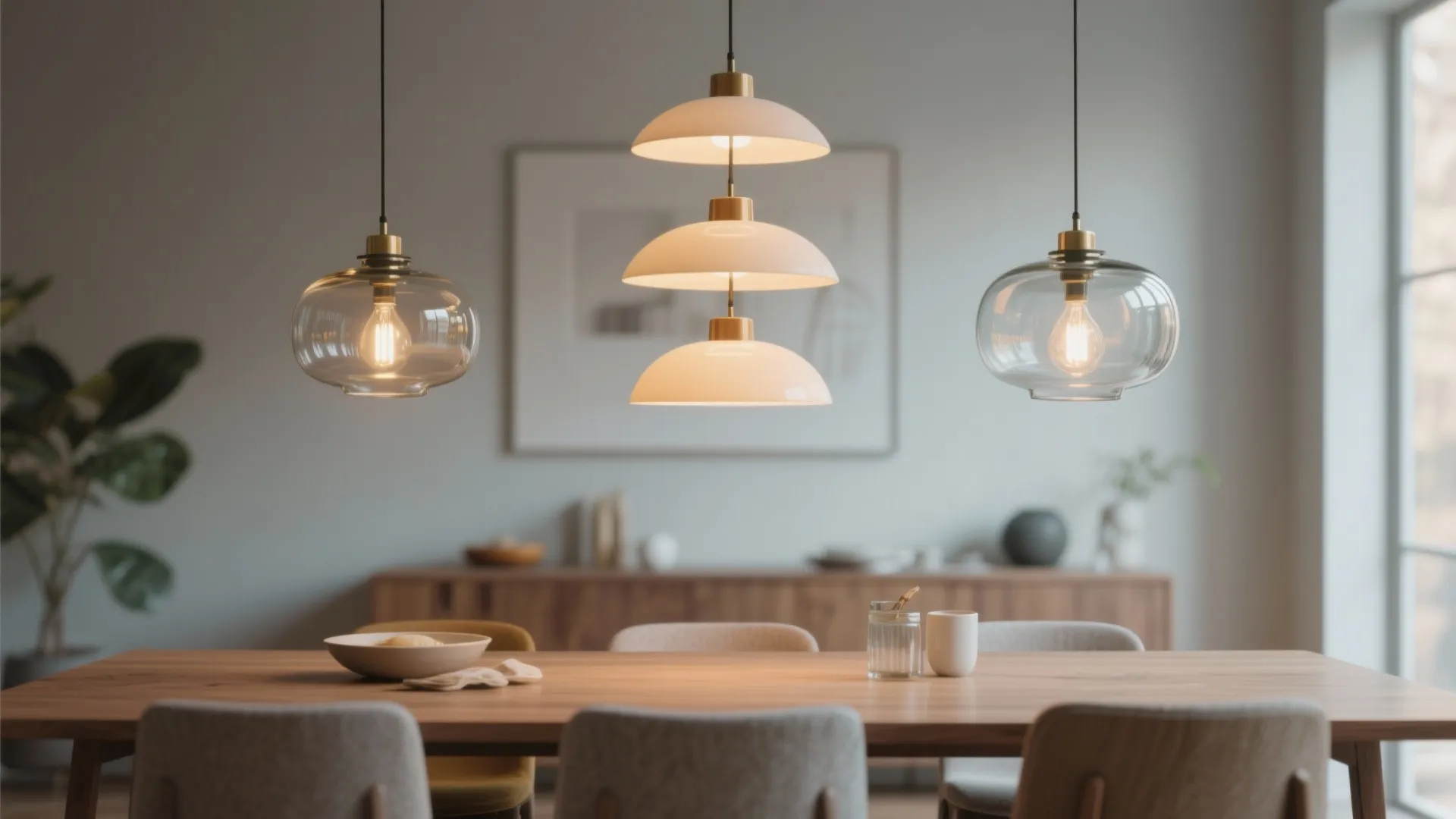 4. Multi-pendant groupings and rhythm