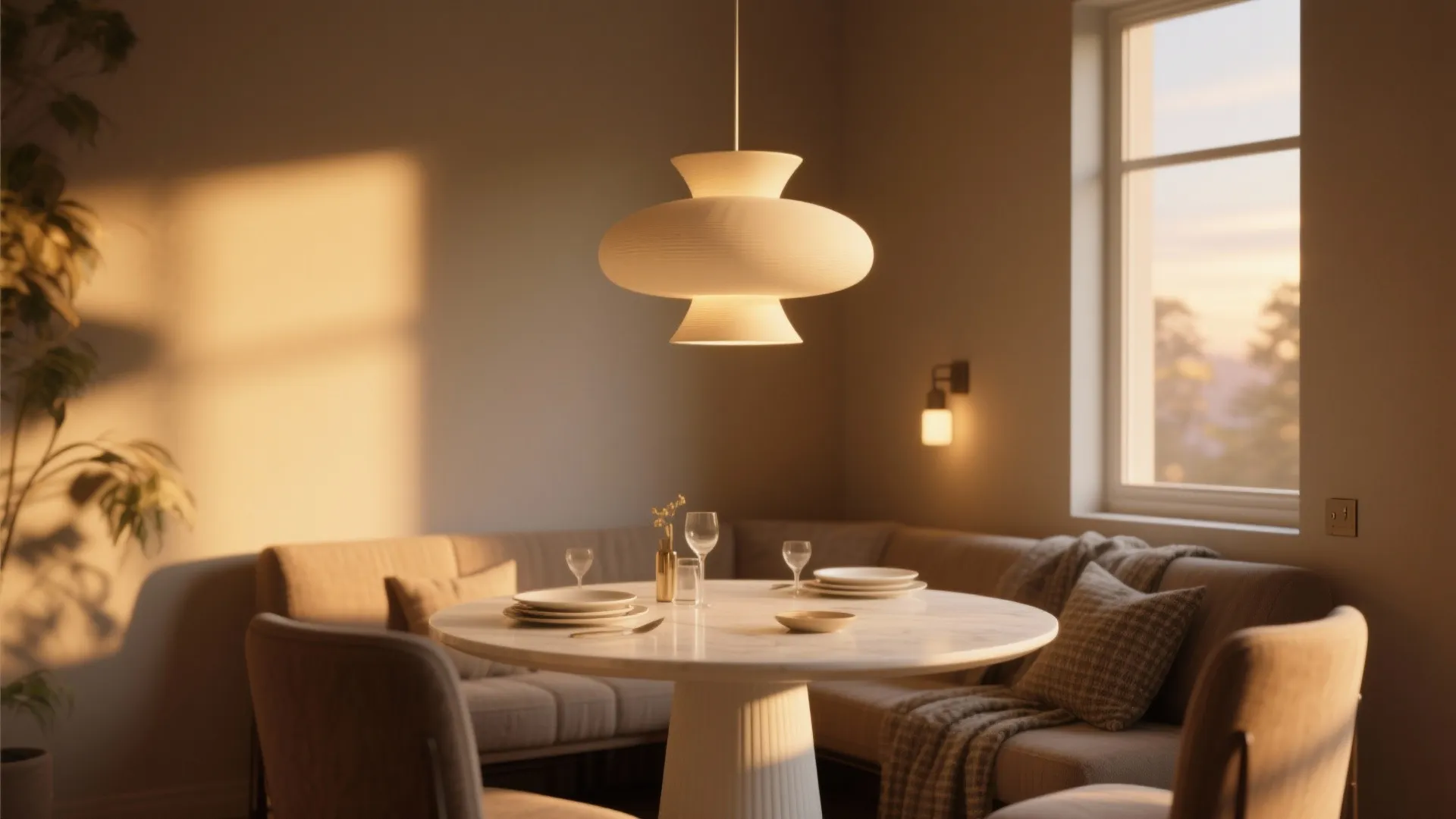 5. Use smart lighting to define the nook