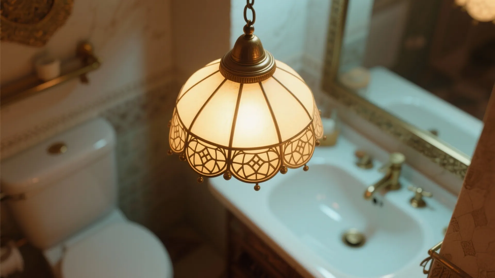 Pendant lighting over sinks