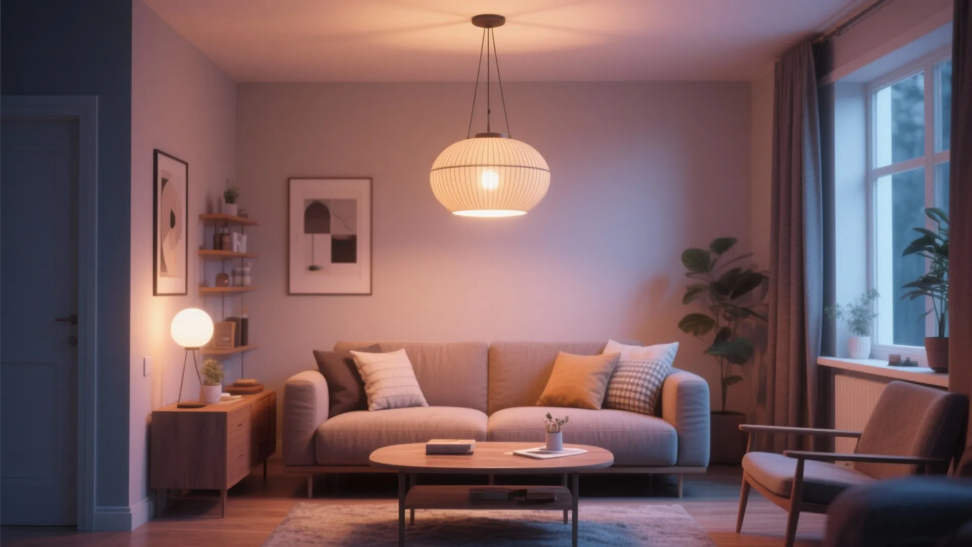 Pendant Lights over Specific Zones