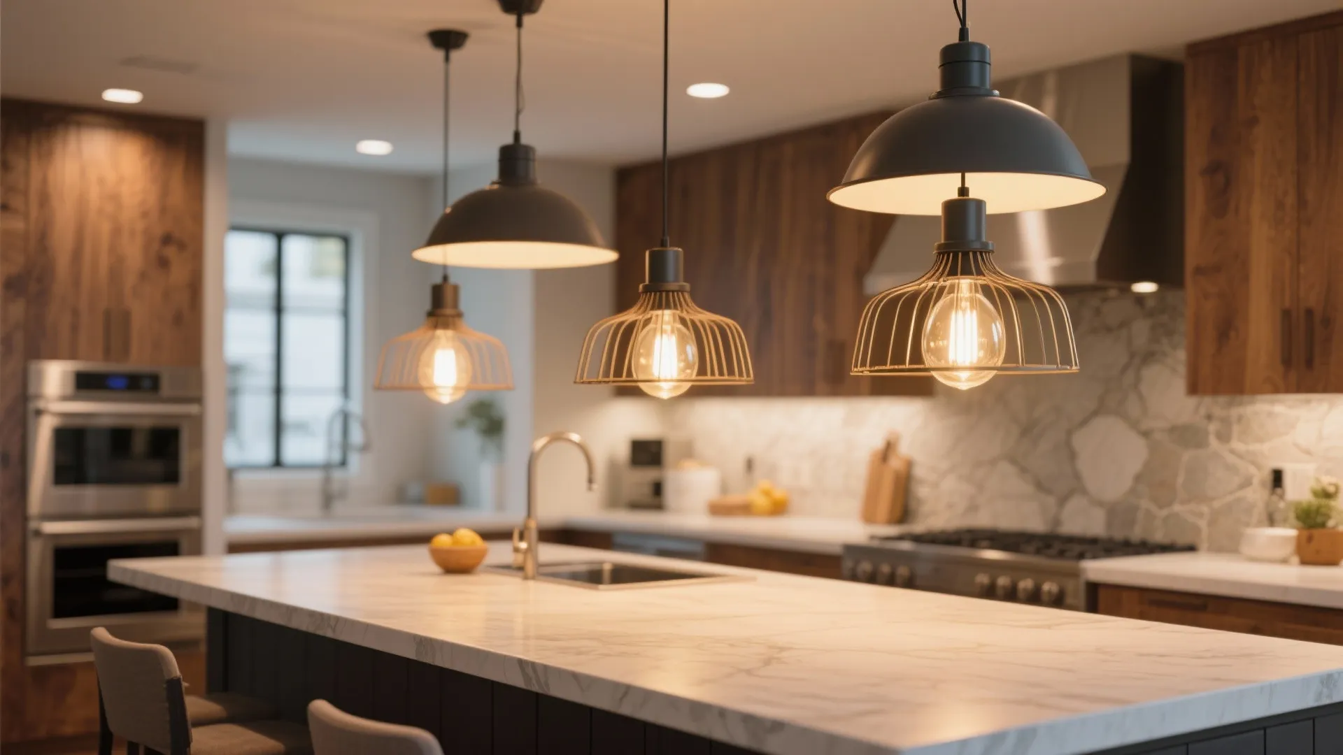 4. Highlight with Pendant Lighting