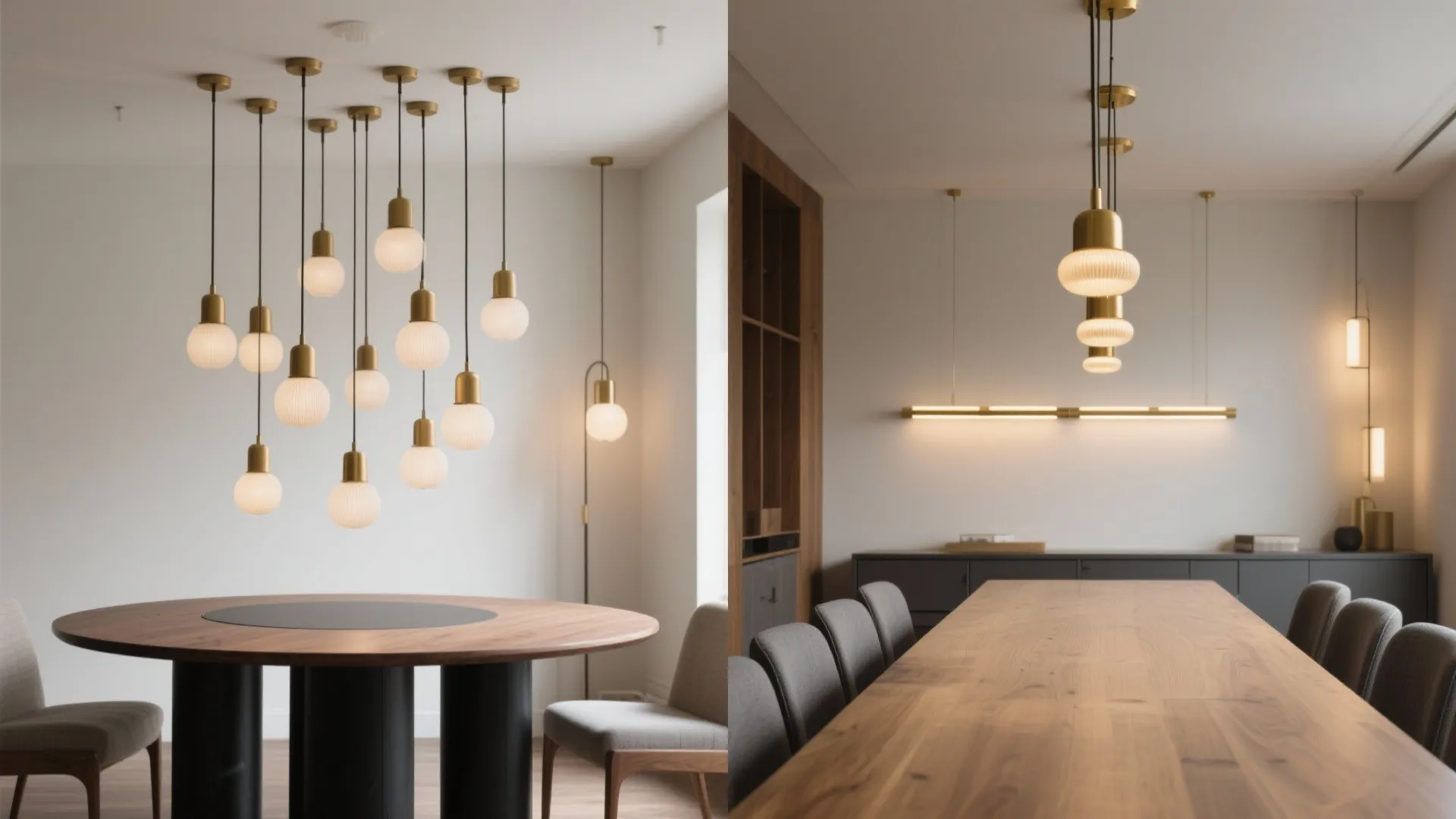 Pendants vs. Linear Suspension: Shape the Light to Your Table