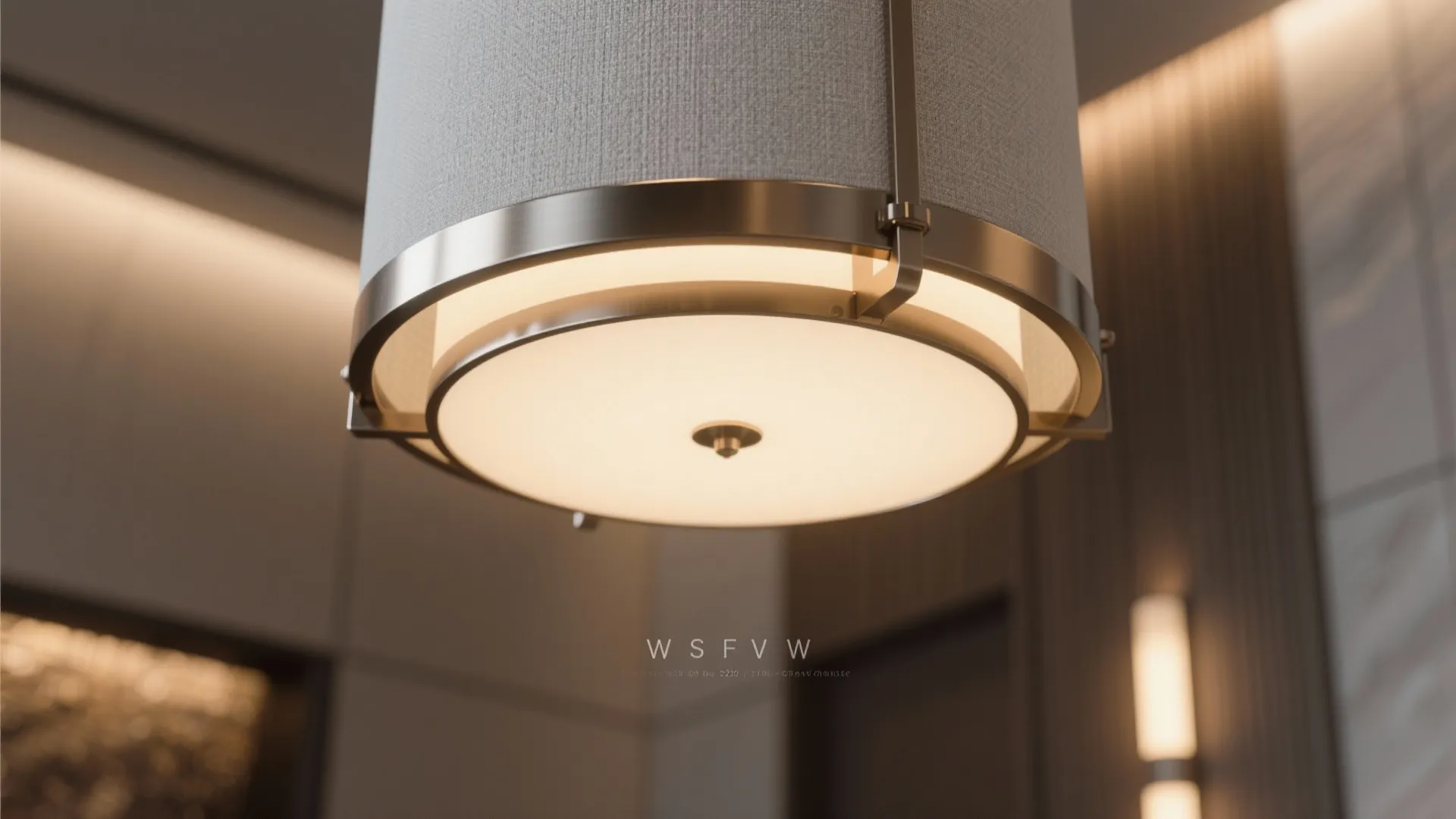 Statement Pendant, Soft Beam