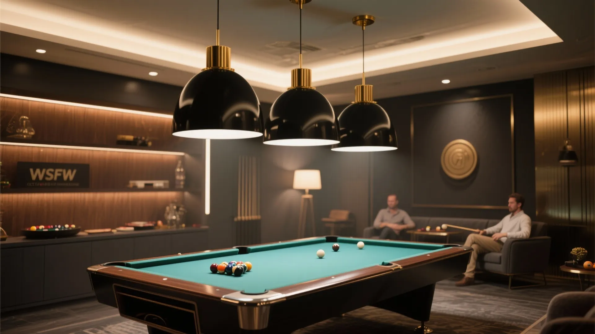 2. Clustered pendant trio