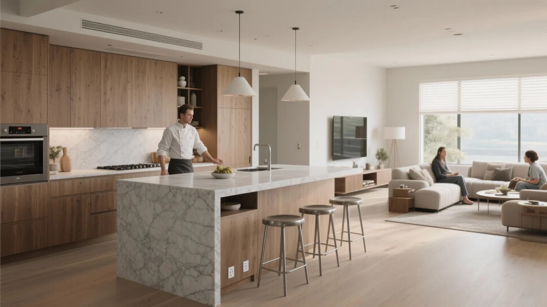 Half Wall or Peninsula With Seating