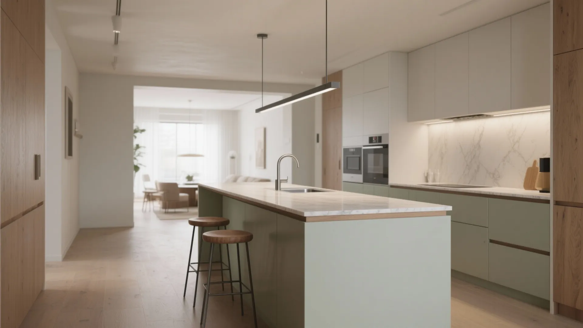 2) Peninsula Bar as a Soft Partition