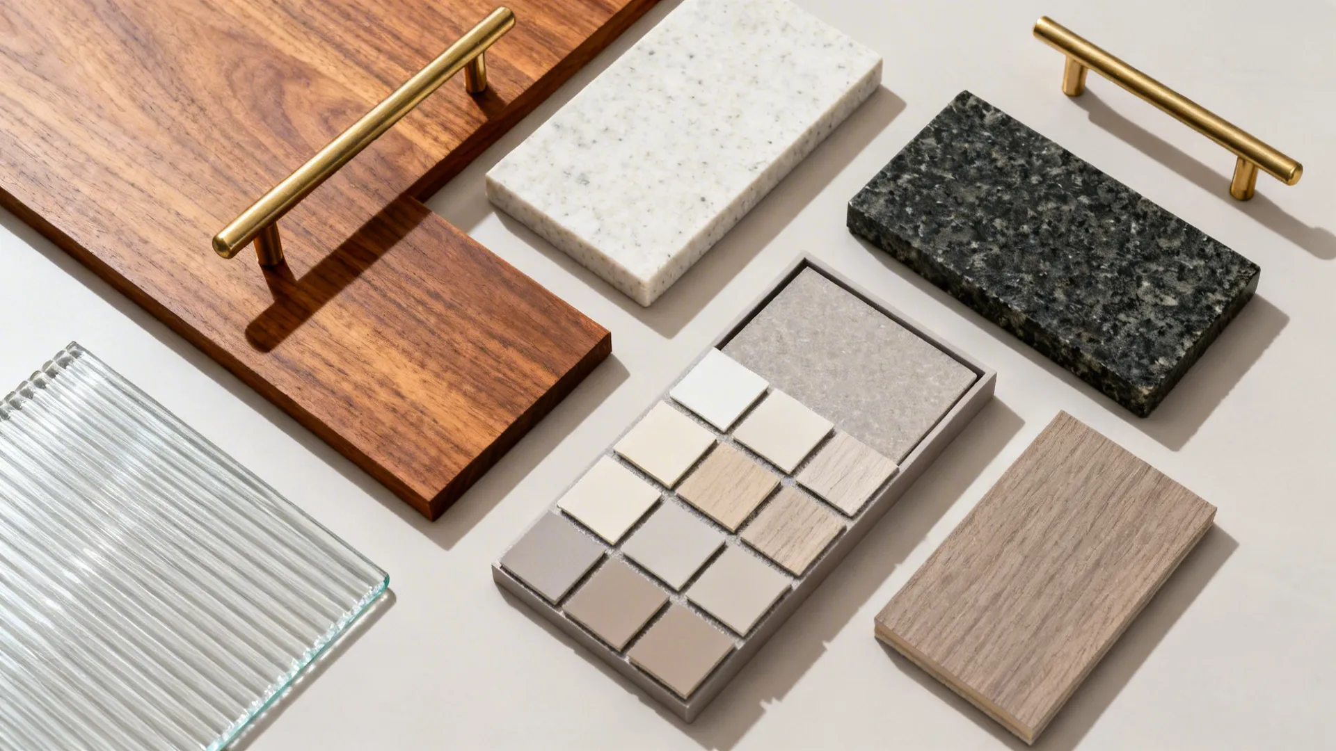 Peninsula Counter with Open Shelving Back