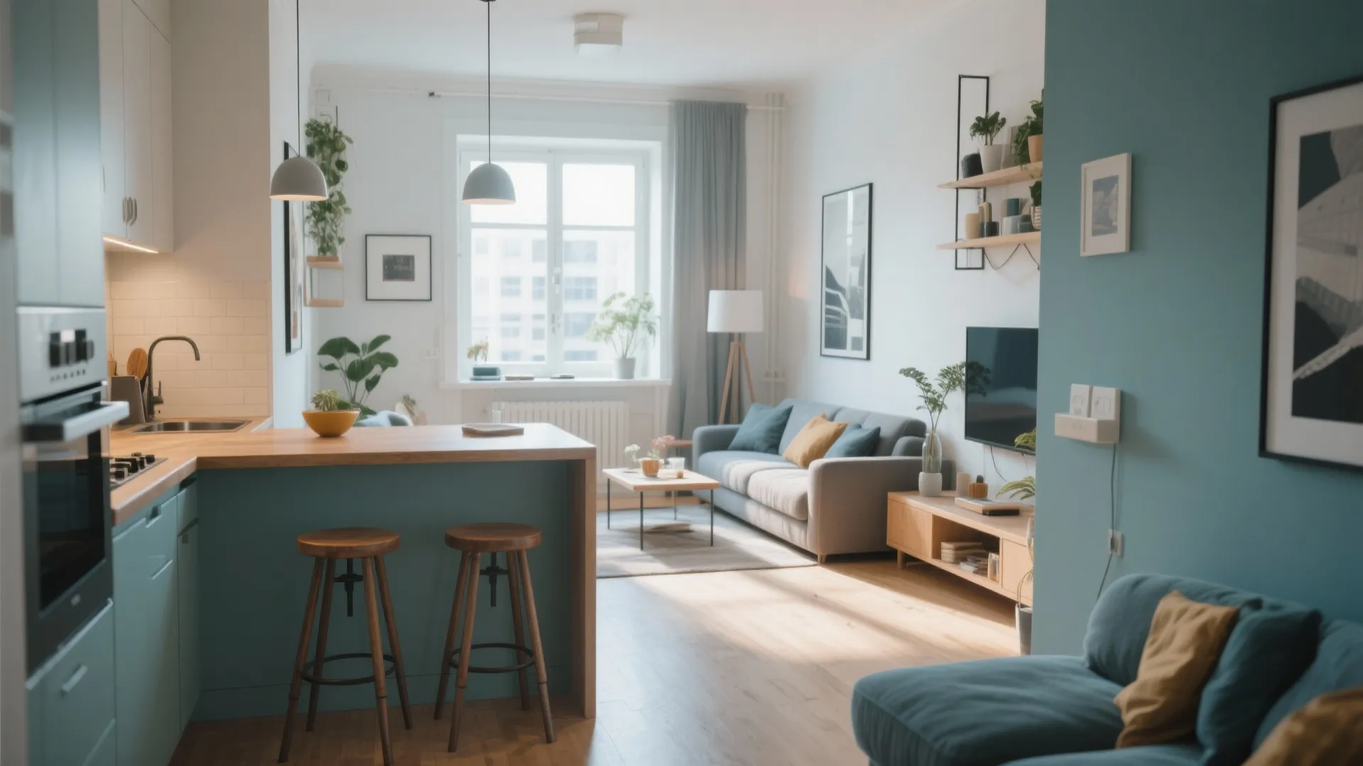 9. Peninsula as a Room Divider