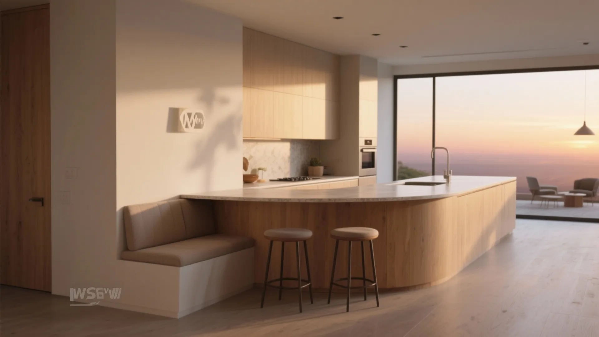 Idea 4: Peninsula with Seating Niche