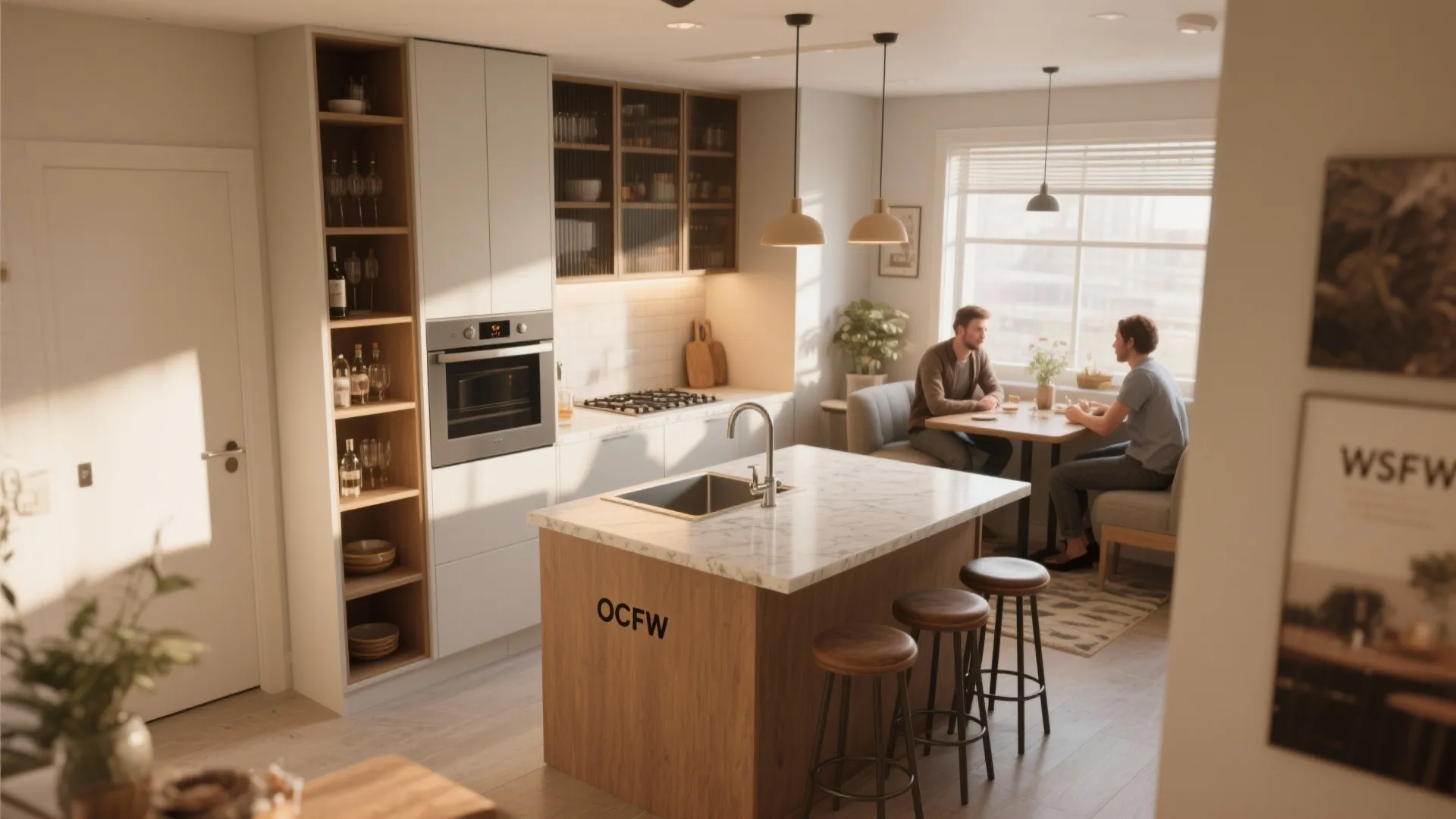 4. Sink on a Peninsula with Corner Base Storage