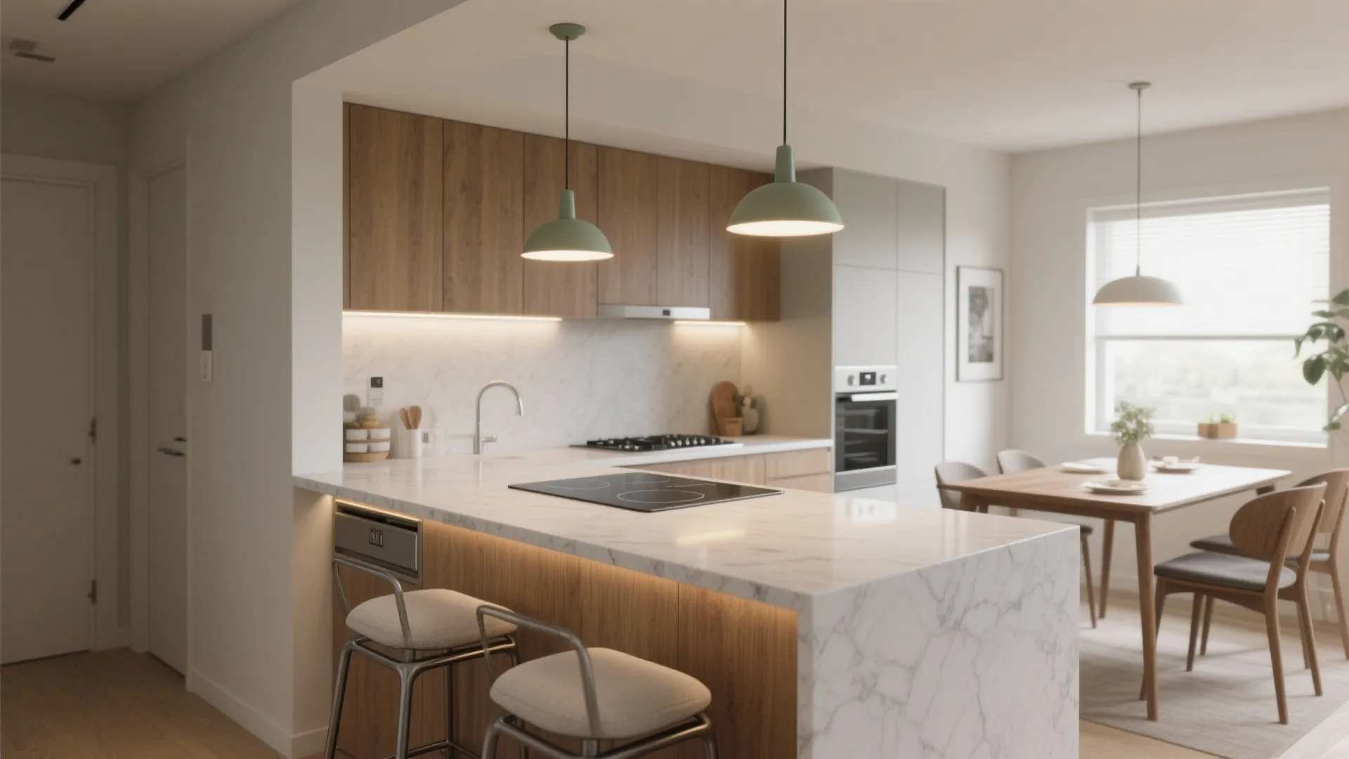 Island or peninsula as the social hub