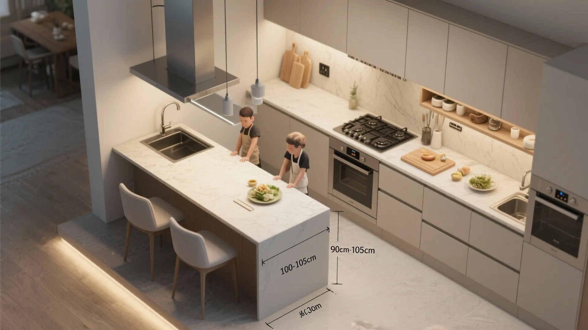 Multi-tasking islands and peninsulas (even micro ones)