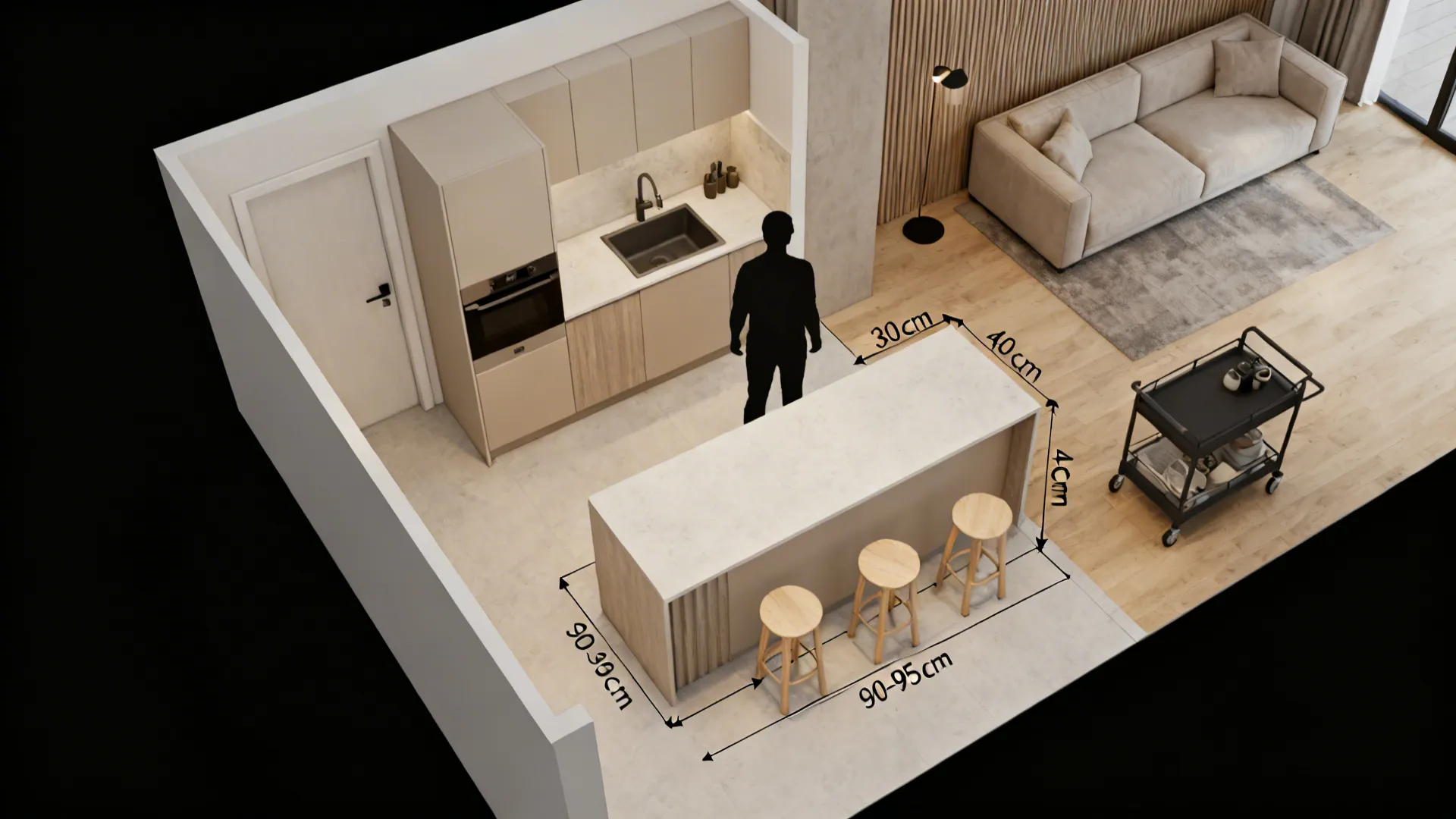 Island or peninsula as a social pivot