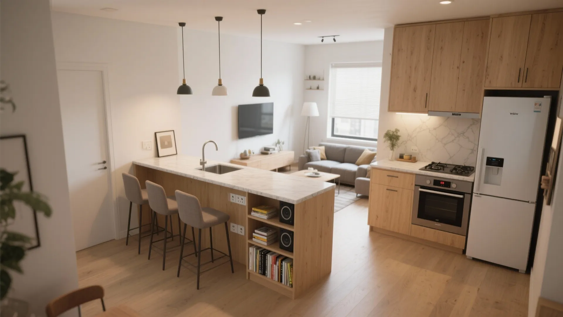 Peninsula Divide for Subtle Zoning