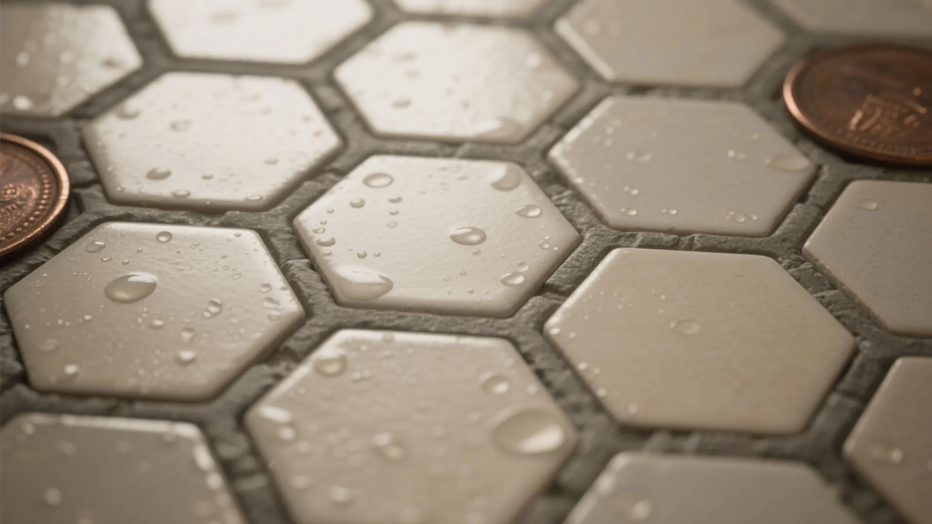 Tip 4: Small Penny Rounds or Hex Tiles for Texture and Grip