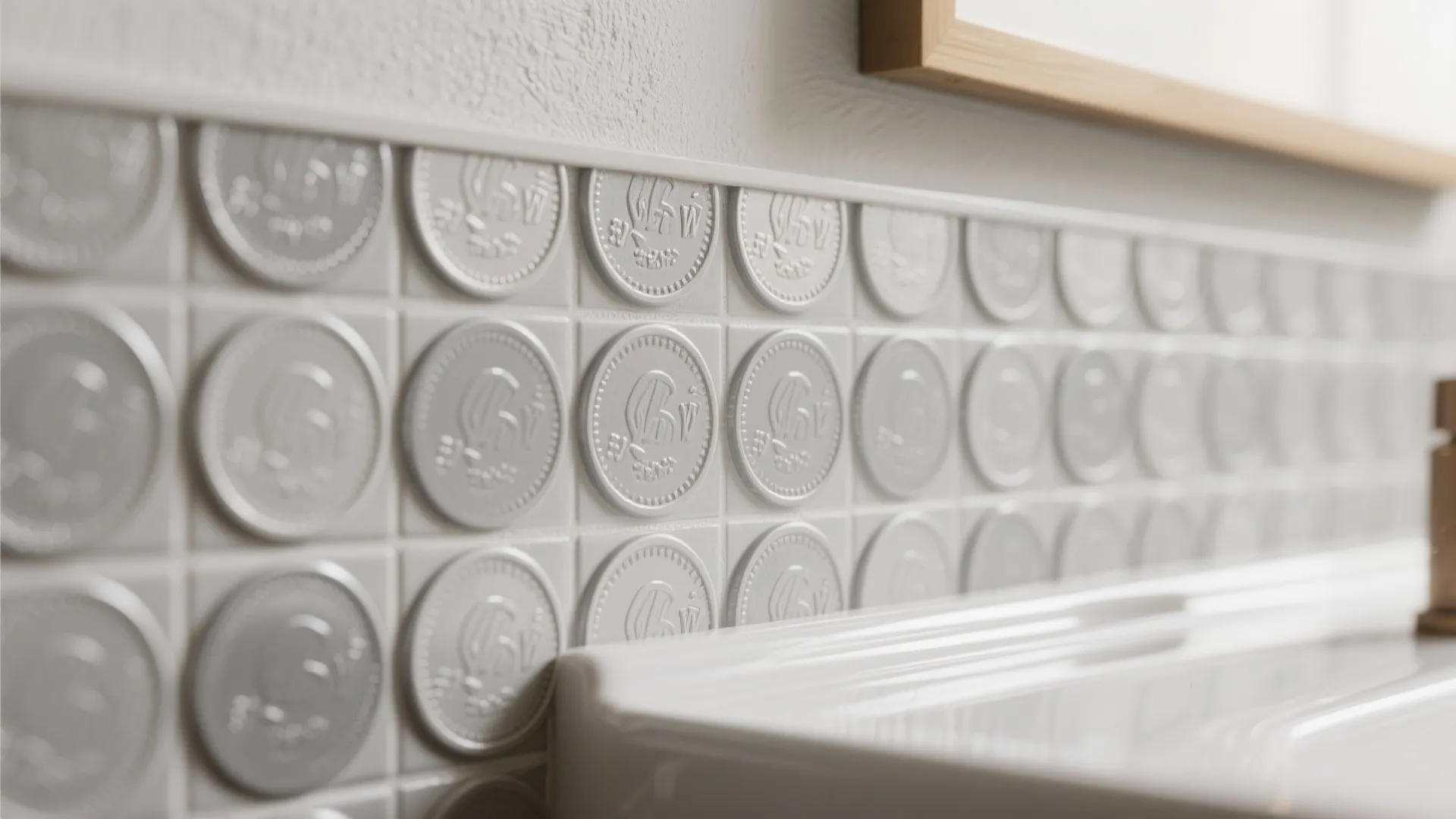 Faux Tile Backsplash Stencils
