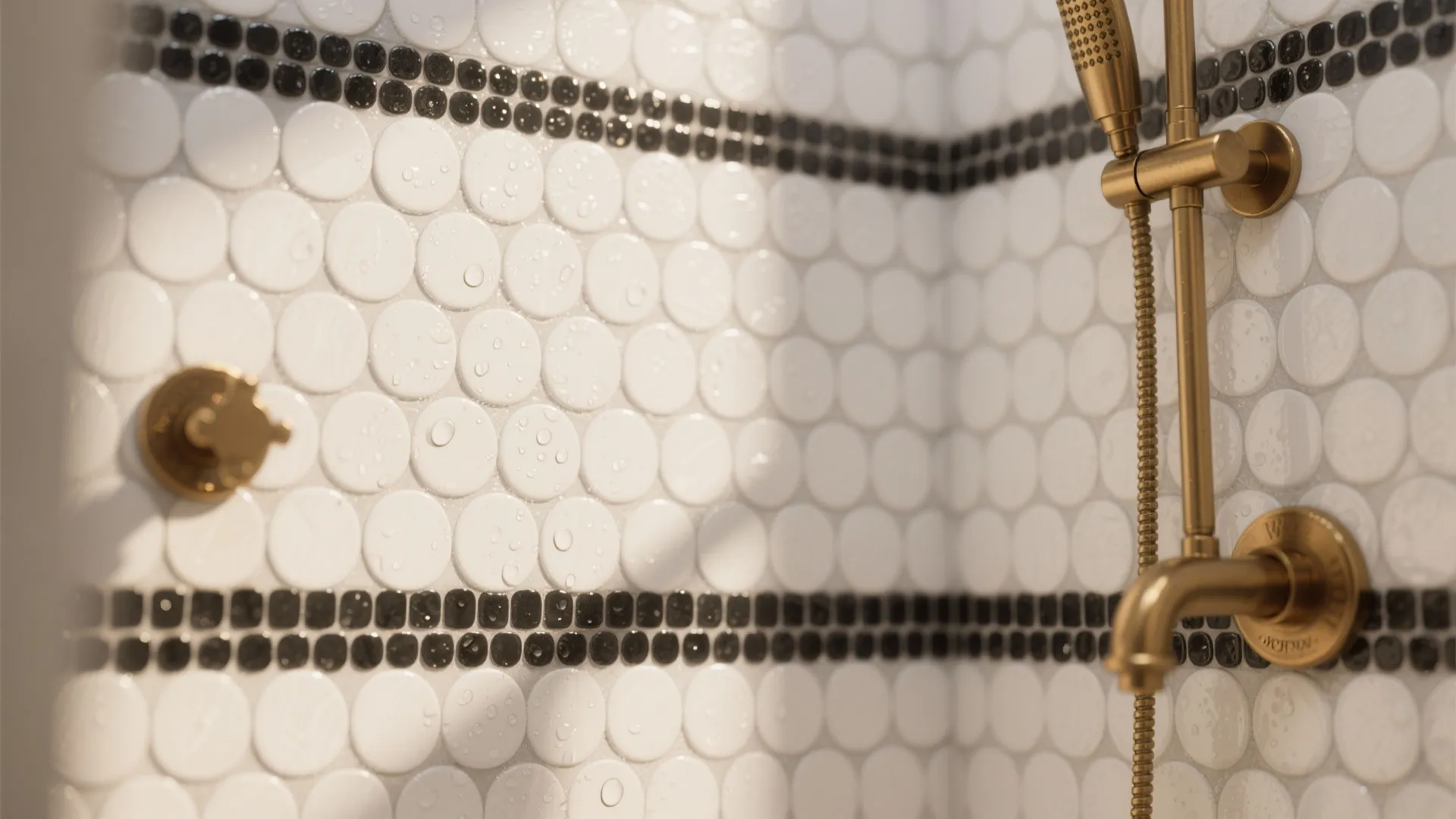 3. Penny Tile Accent Wall