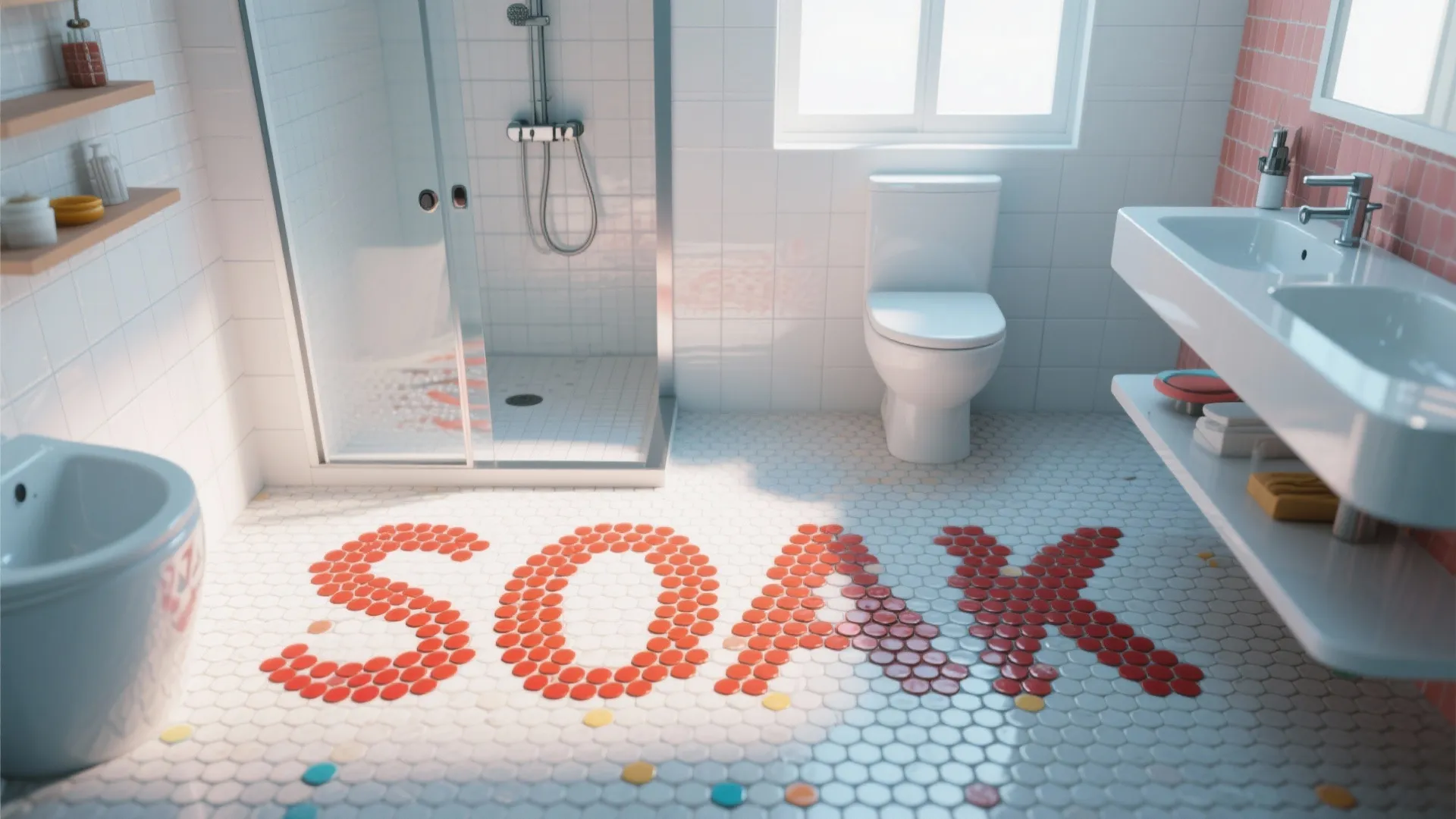 10. Personalized Mosaic with Penny Tiles