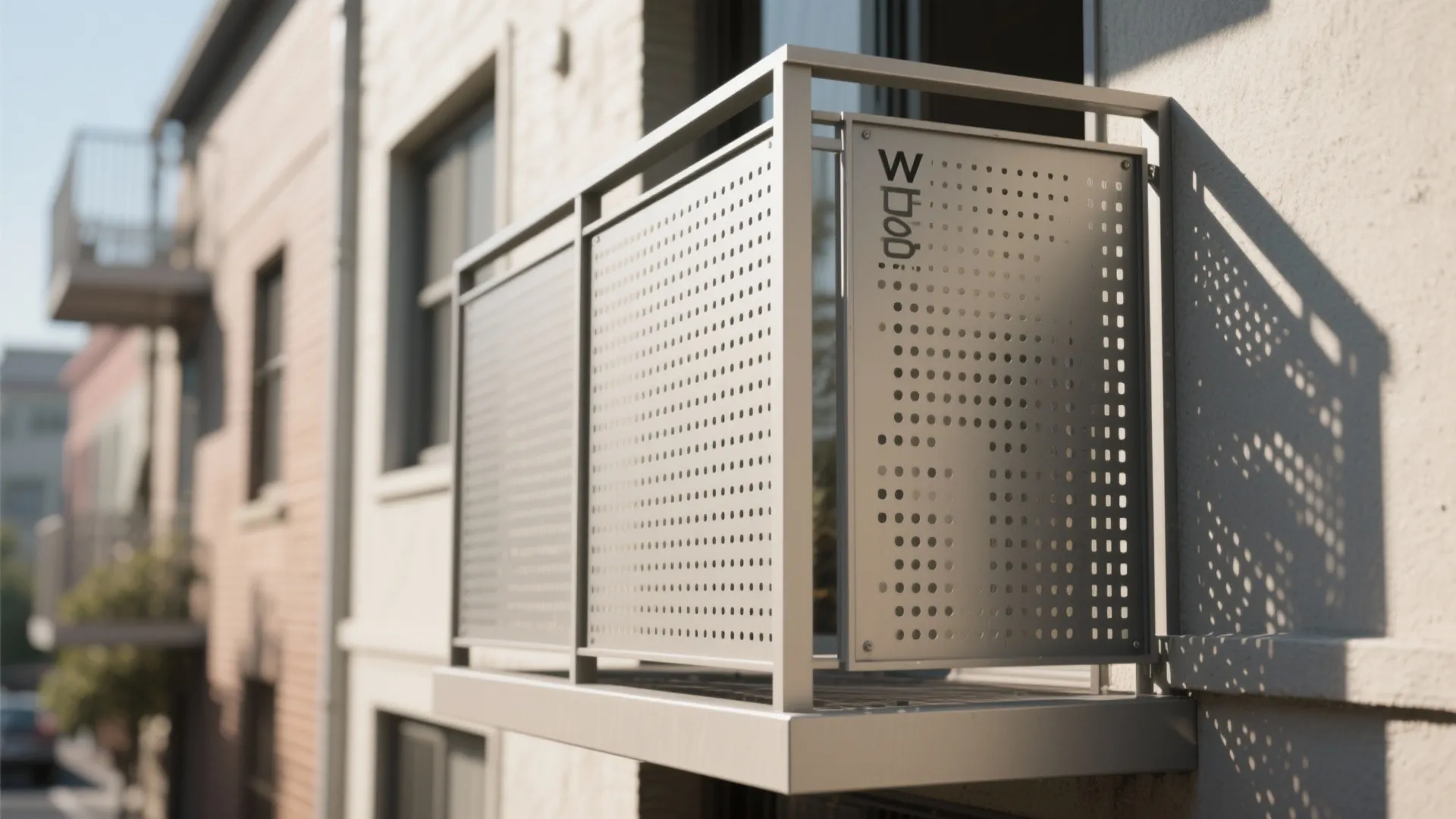 Perforated Steel Panels for Privacy and Airflow