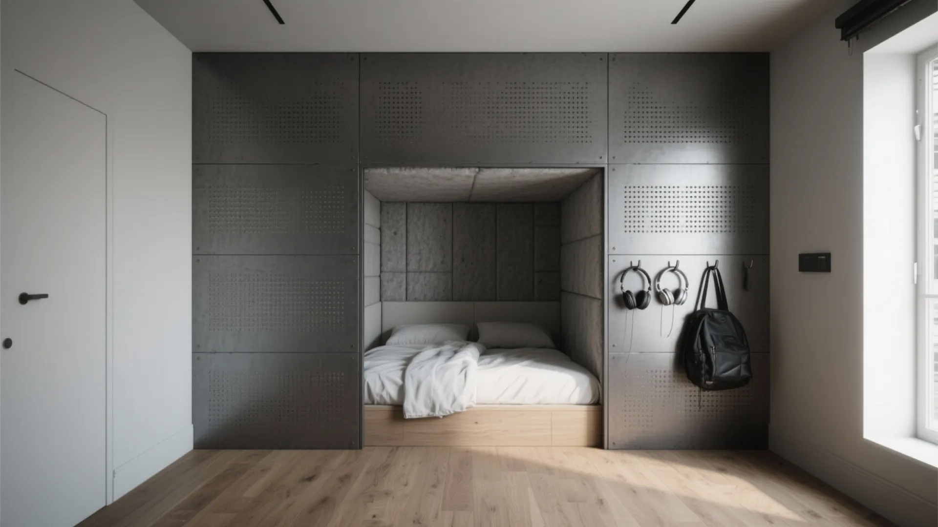 Perforated Metal Panels with Acoustic Backing (Zone and Store)