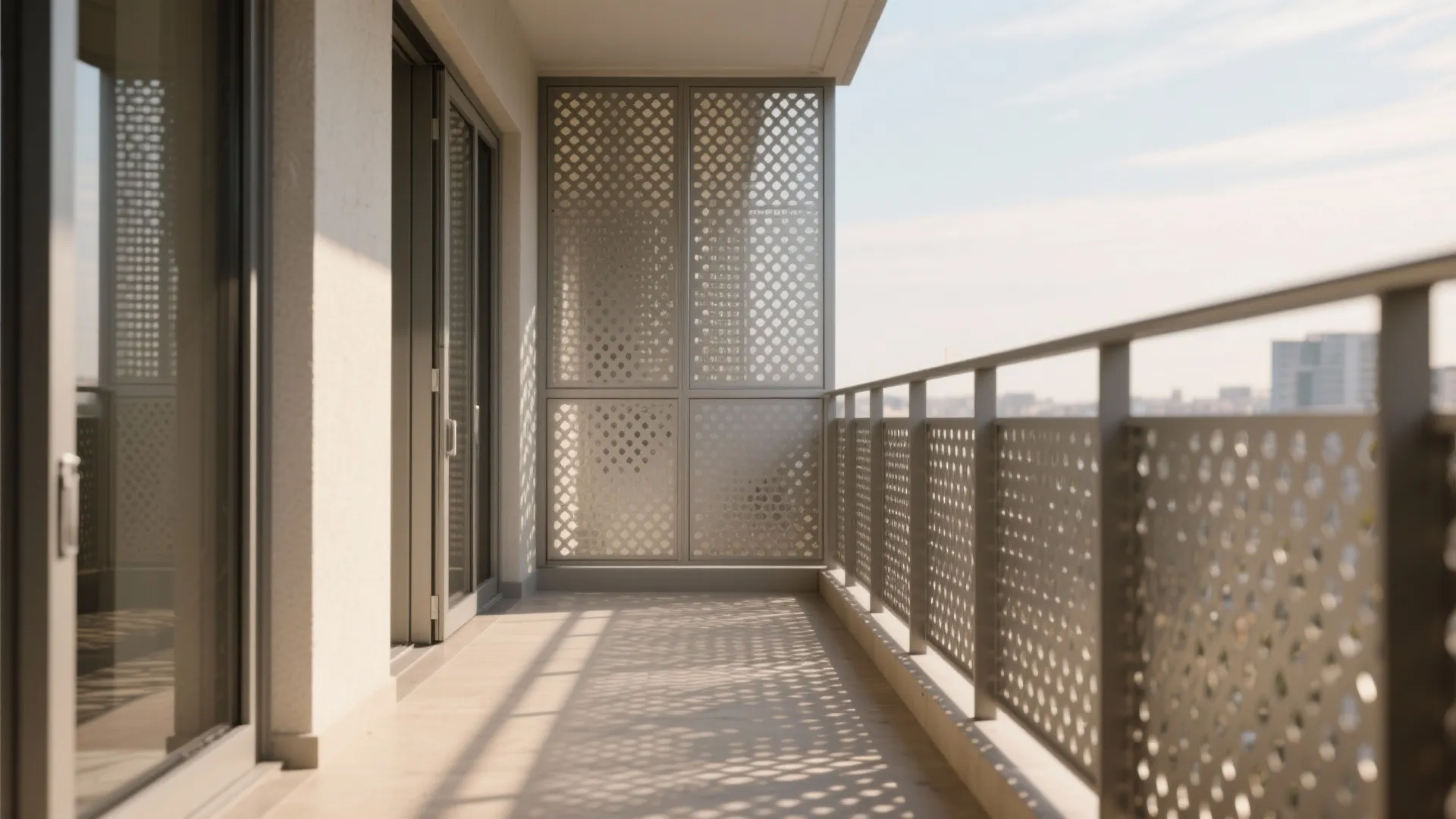 2) Patterned Perforated Metal Screens