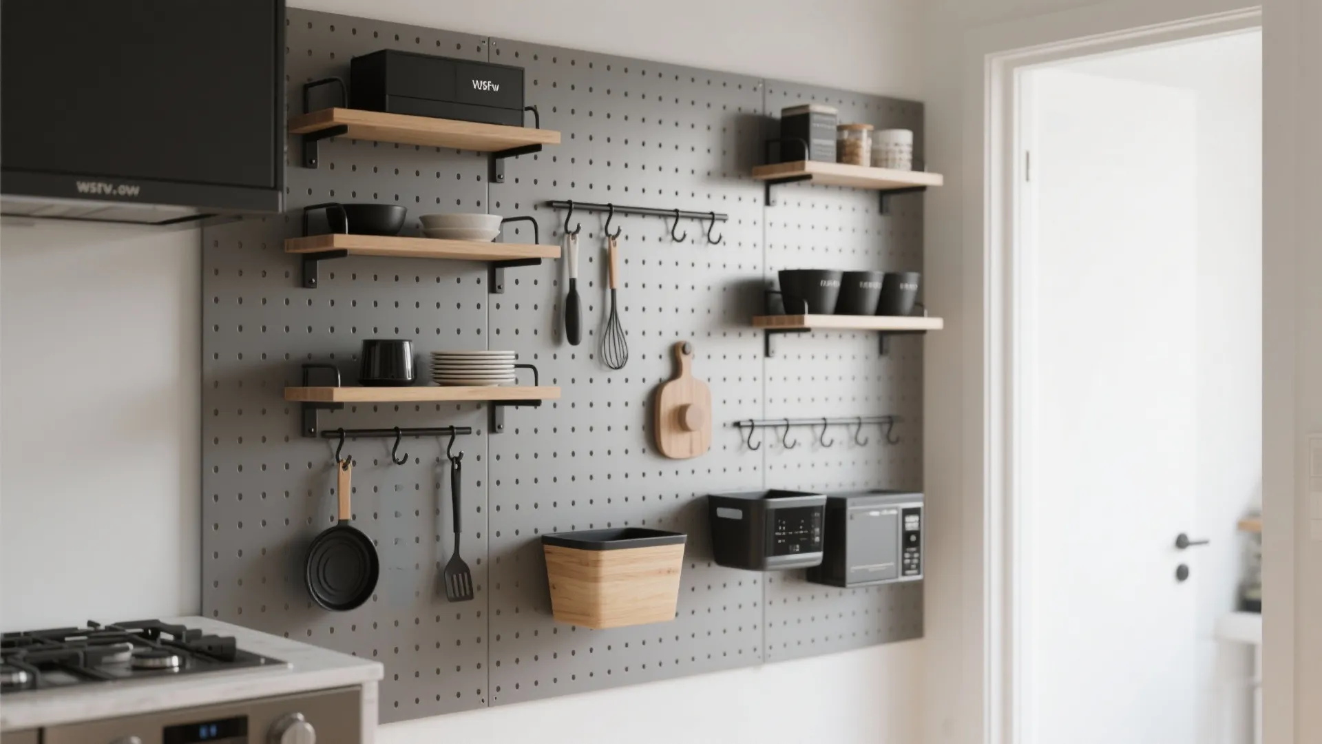 Perforated Aluminium Storage Wall