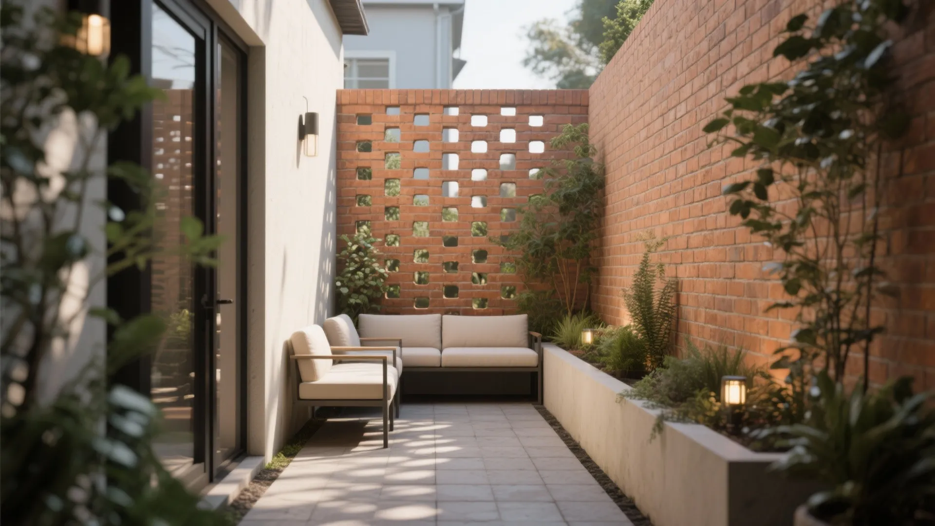 Perforated Brick Screens for Light and Air