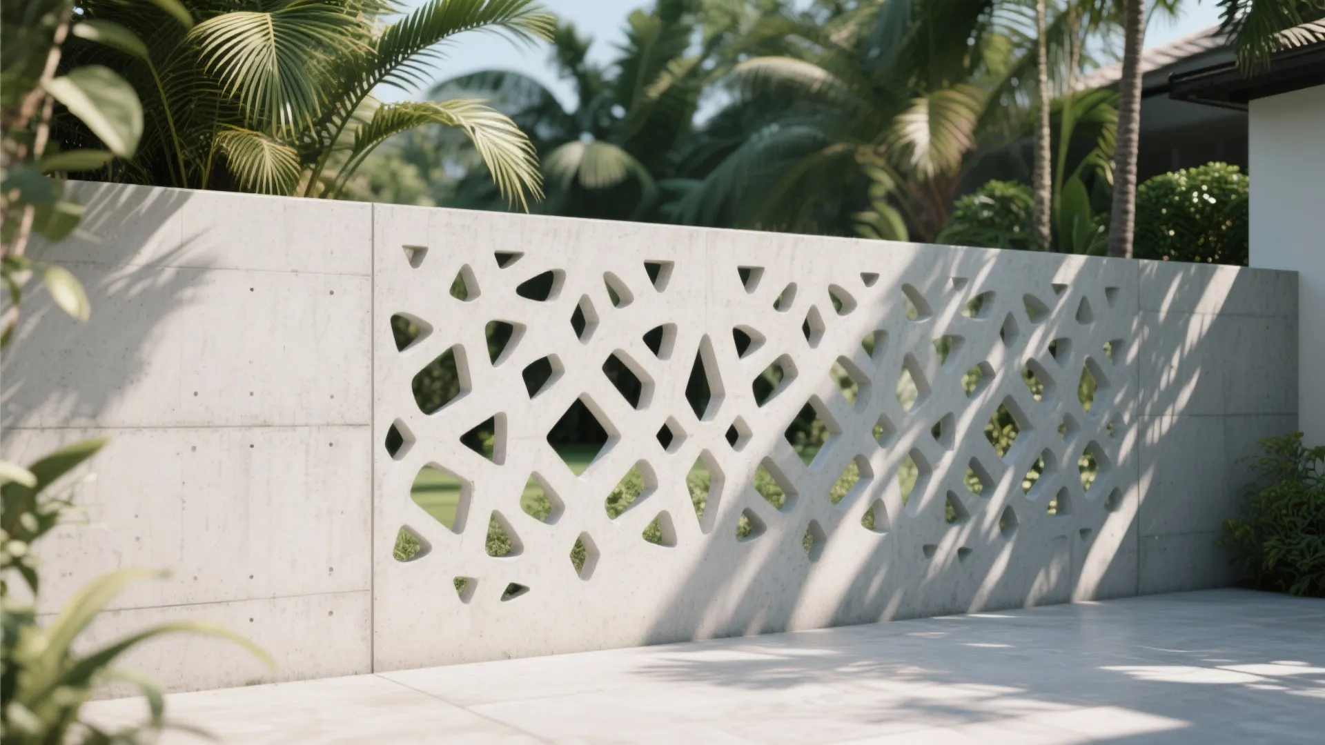 Perforated Concrete Panels