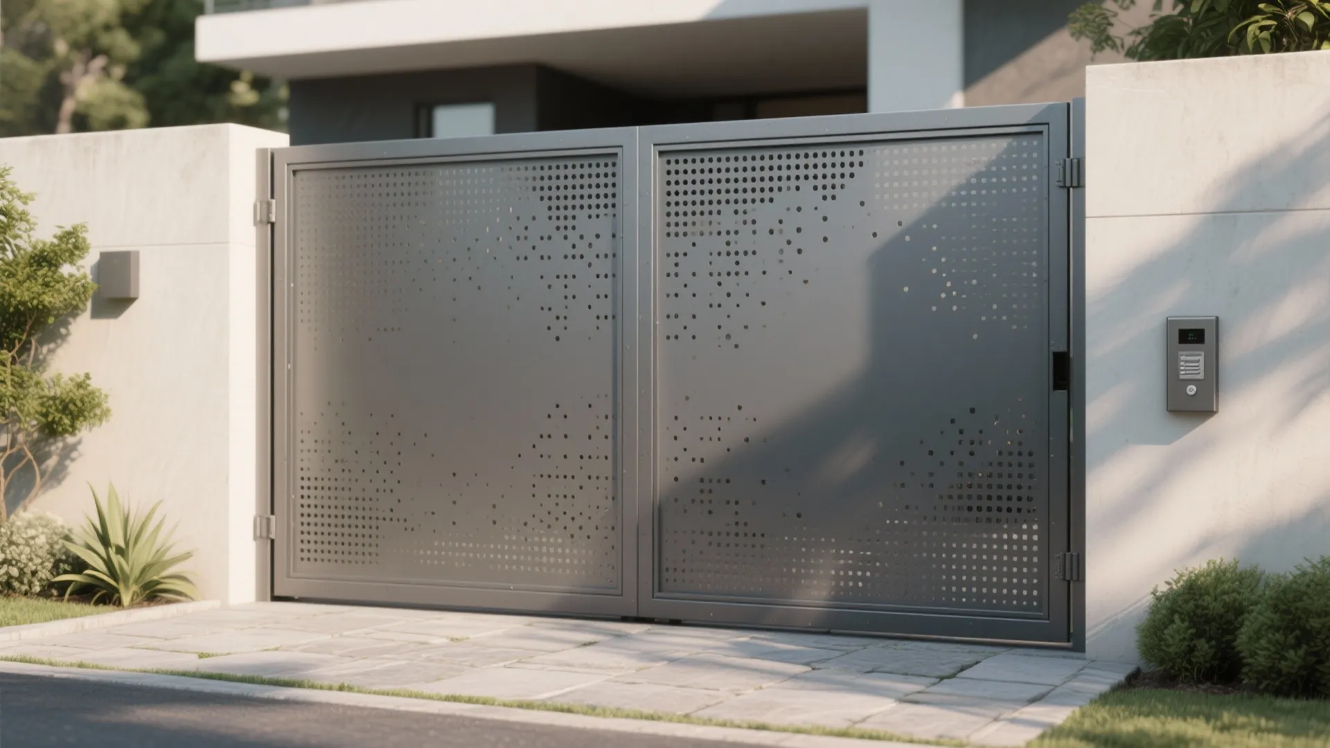 Perforated Metal Panels for Privacy and Airflow