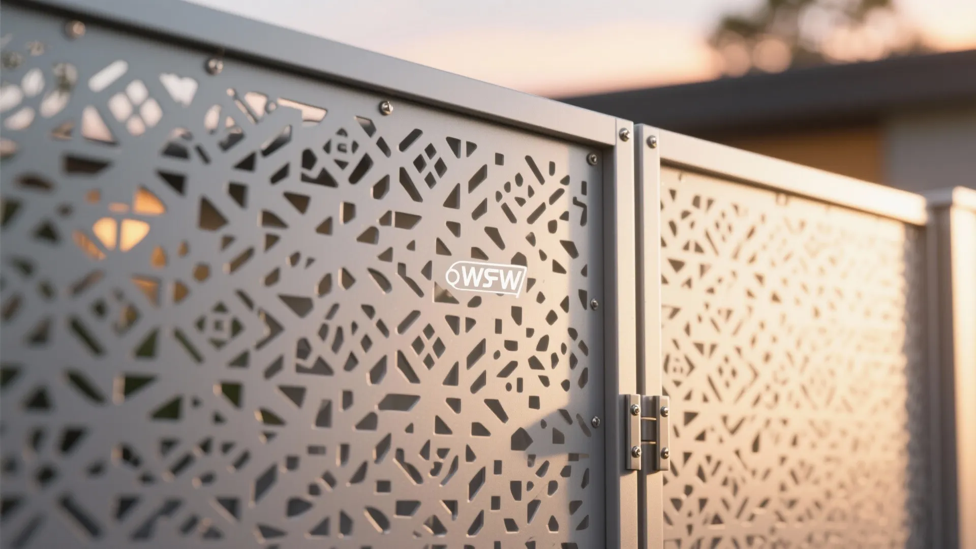 Perforated Metal Privacy Panels