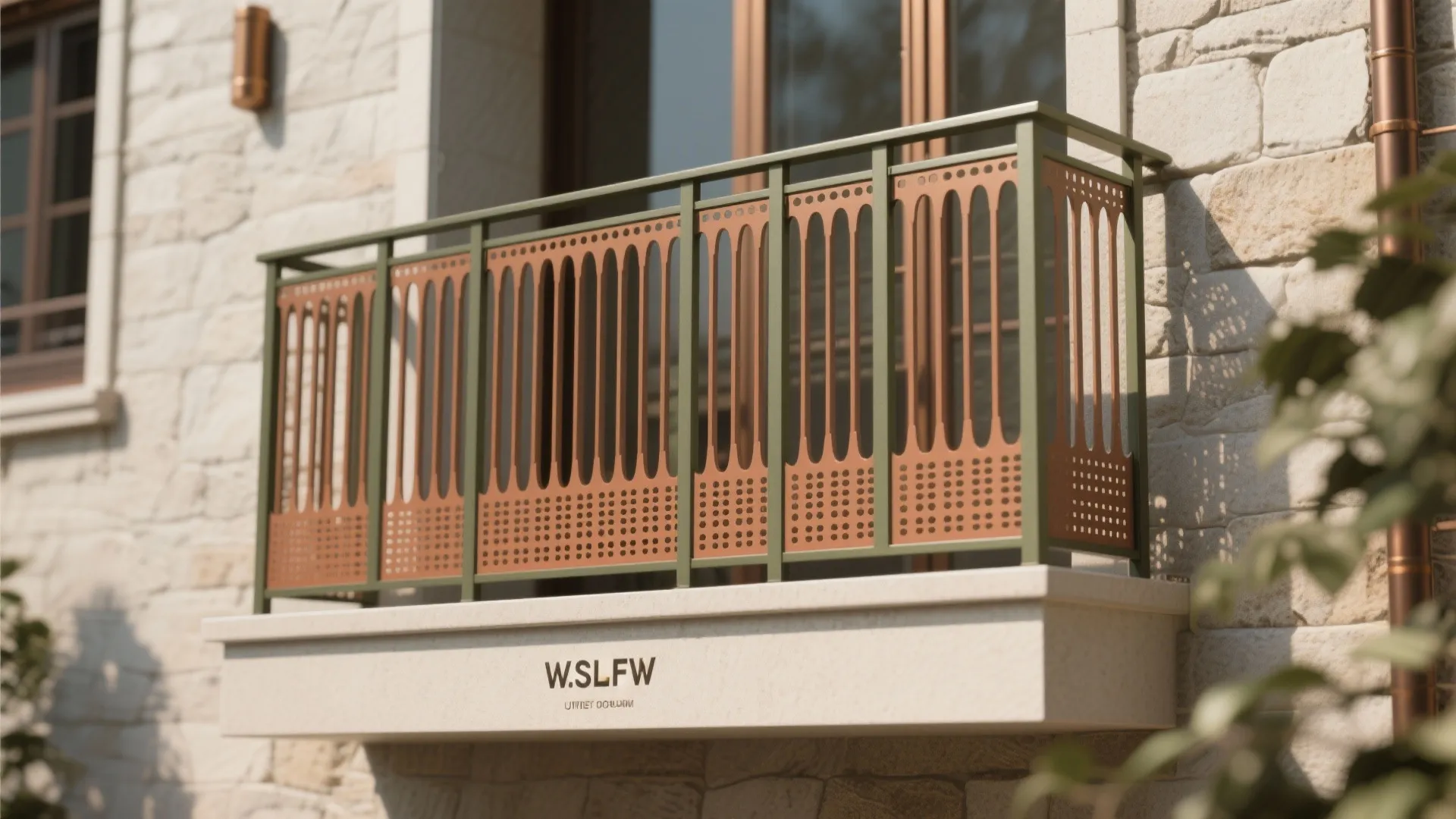 Patterned metalwork and privacy screens