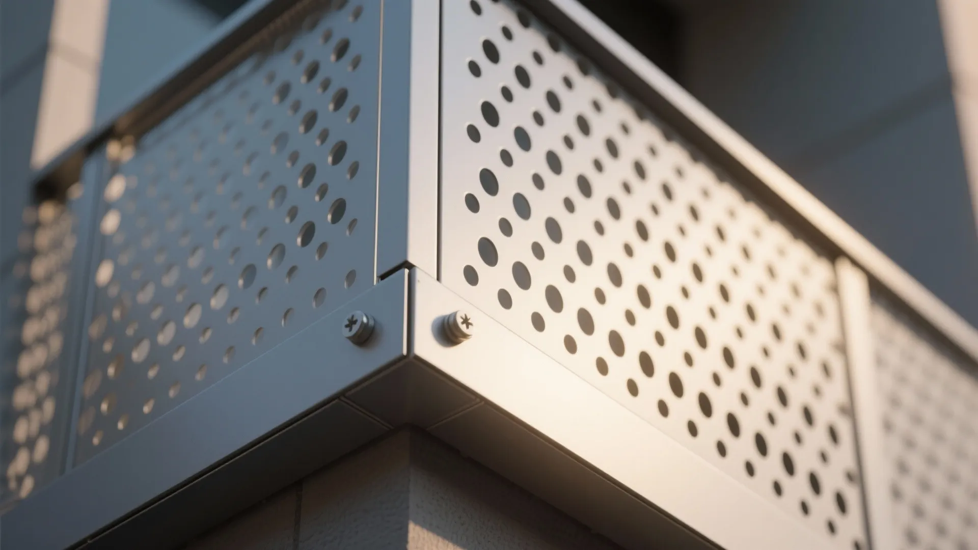 Perforated Metal Panels for Privacy and Breeze