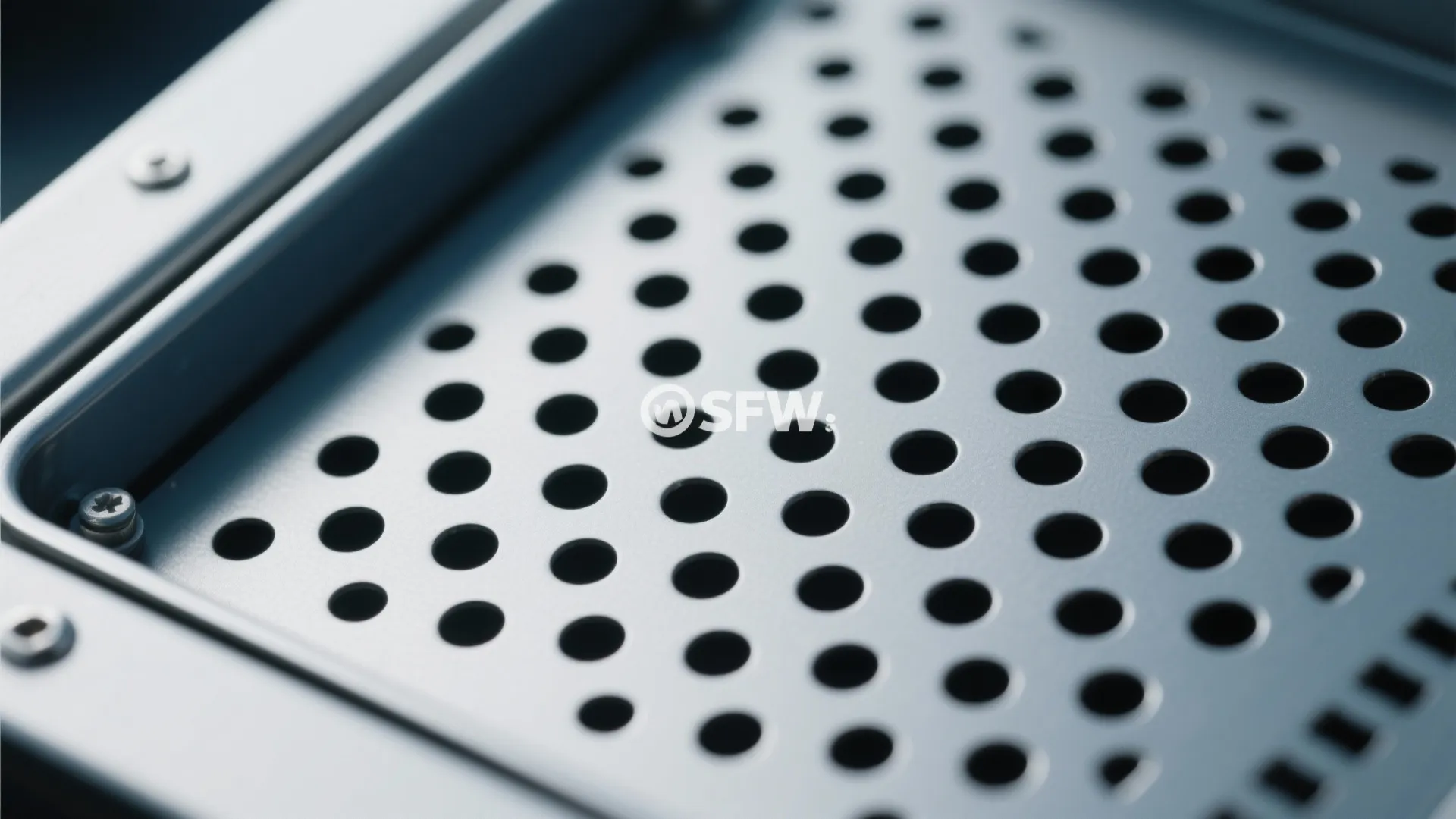 Perforated metal panels that balance privacy and airflow