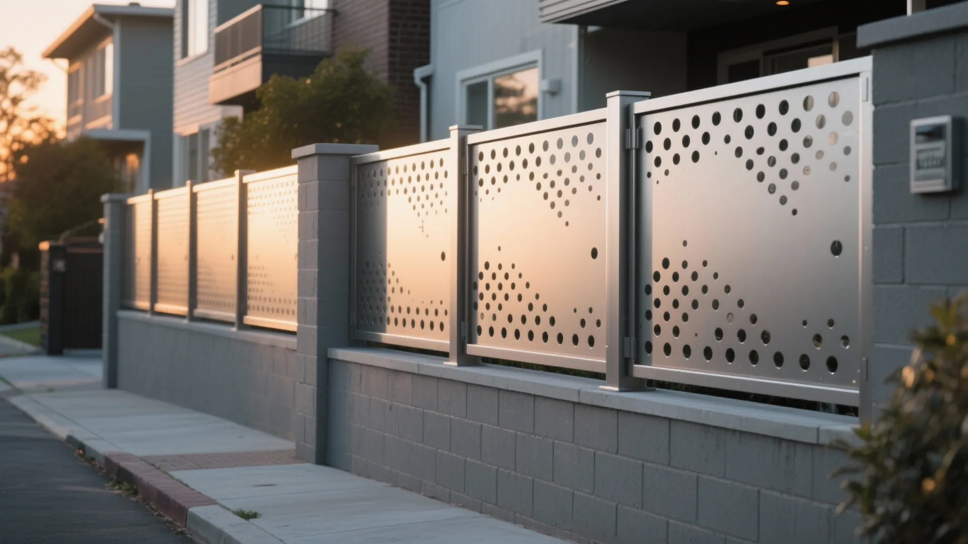 Perforated Metal: Privacy with Airflow