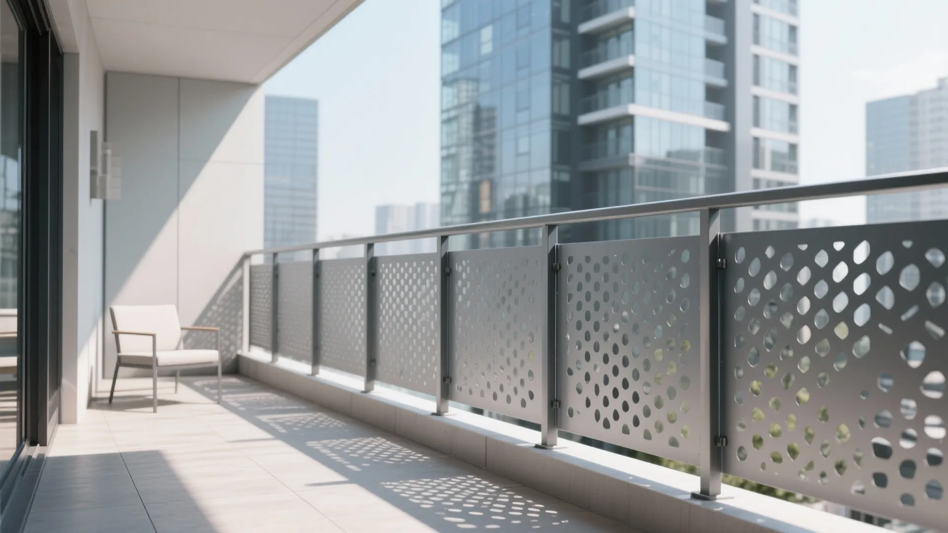 Perforated Metal Panels for Modern Privacy