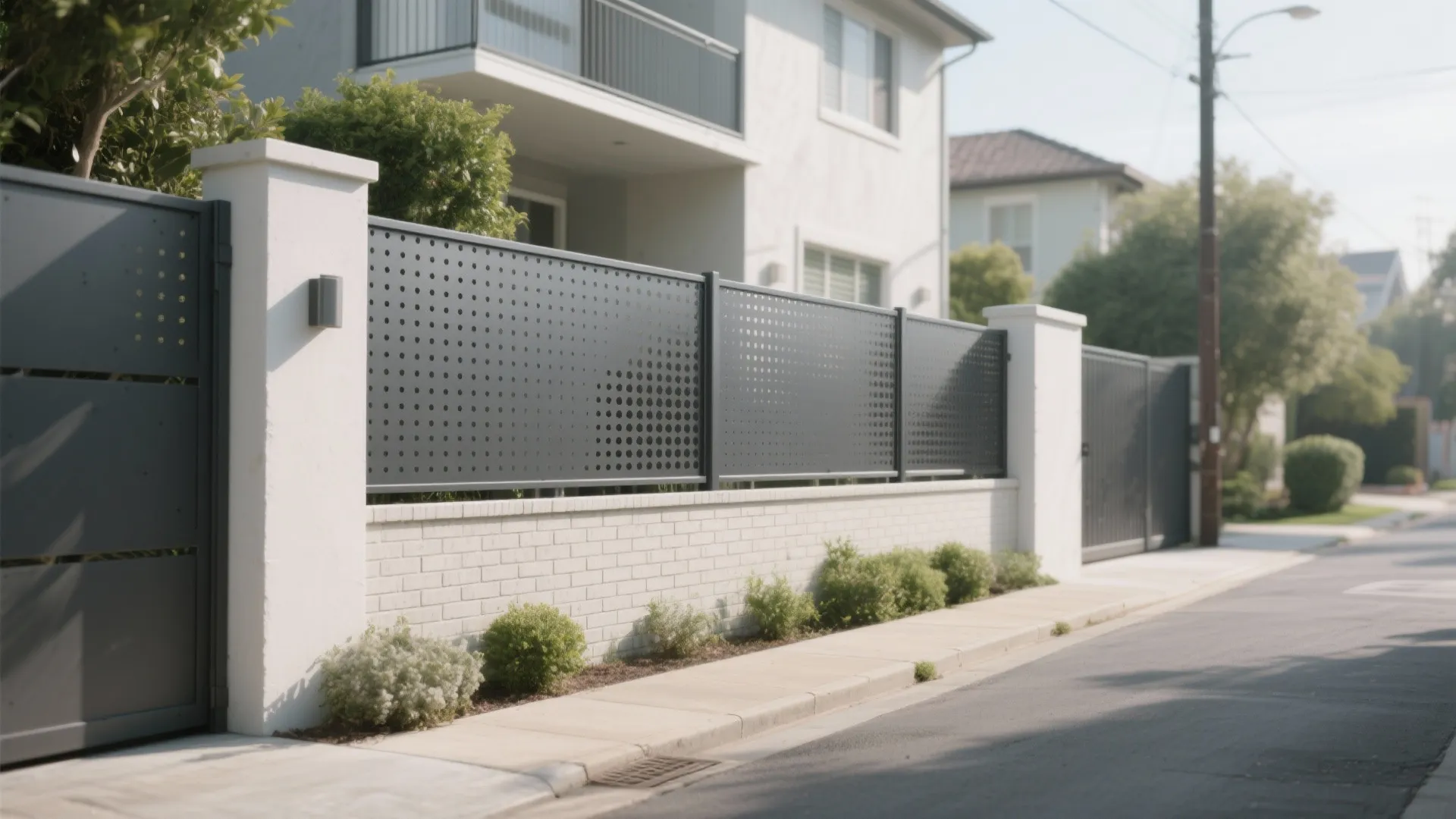 Perforated Metal Patterns for Privacy and Breeze