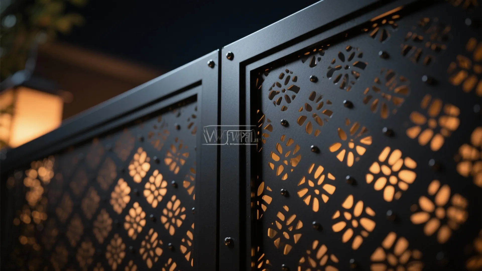 2) Perforated or Laser-Cut Steel Panels: Light, Pattern, and Privacy