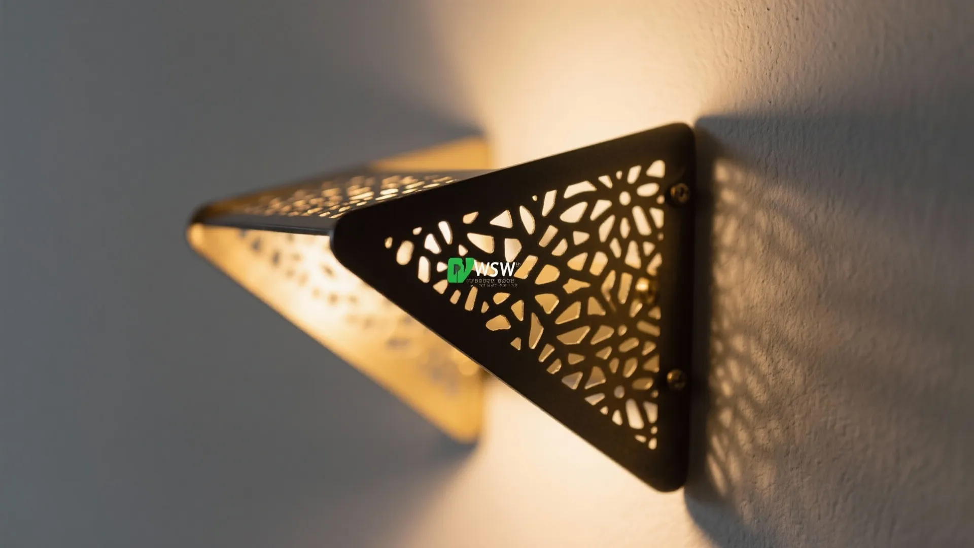 Sculptural wall lights as art-led focal points