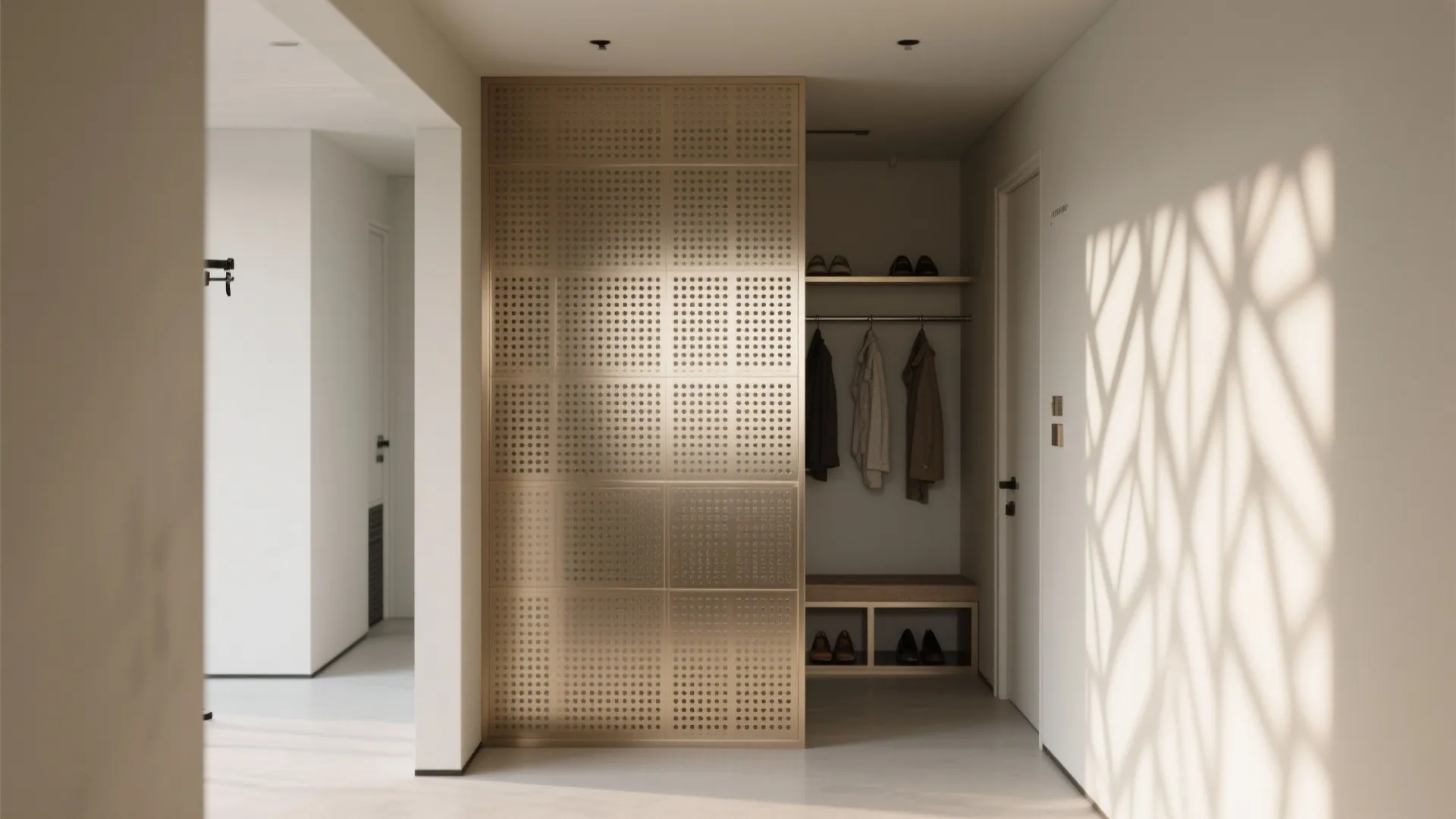 Perforated Aluminium Screens with Pattern