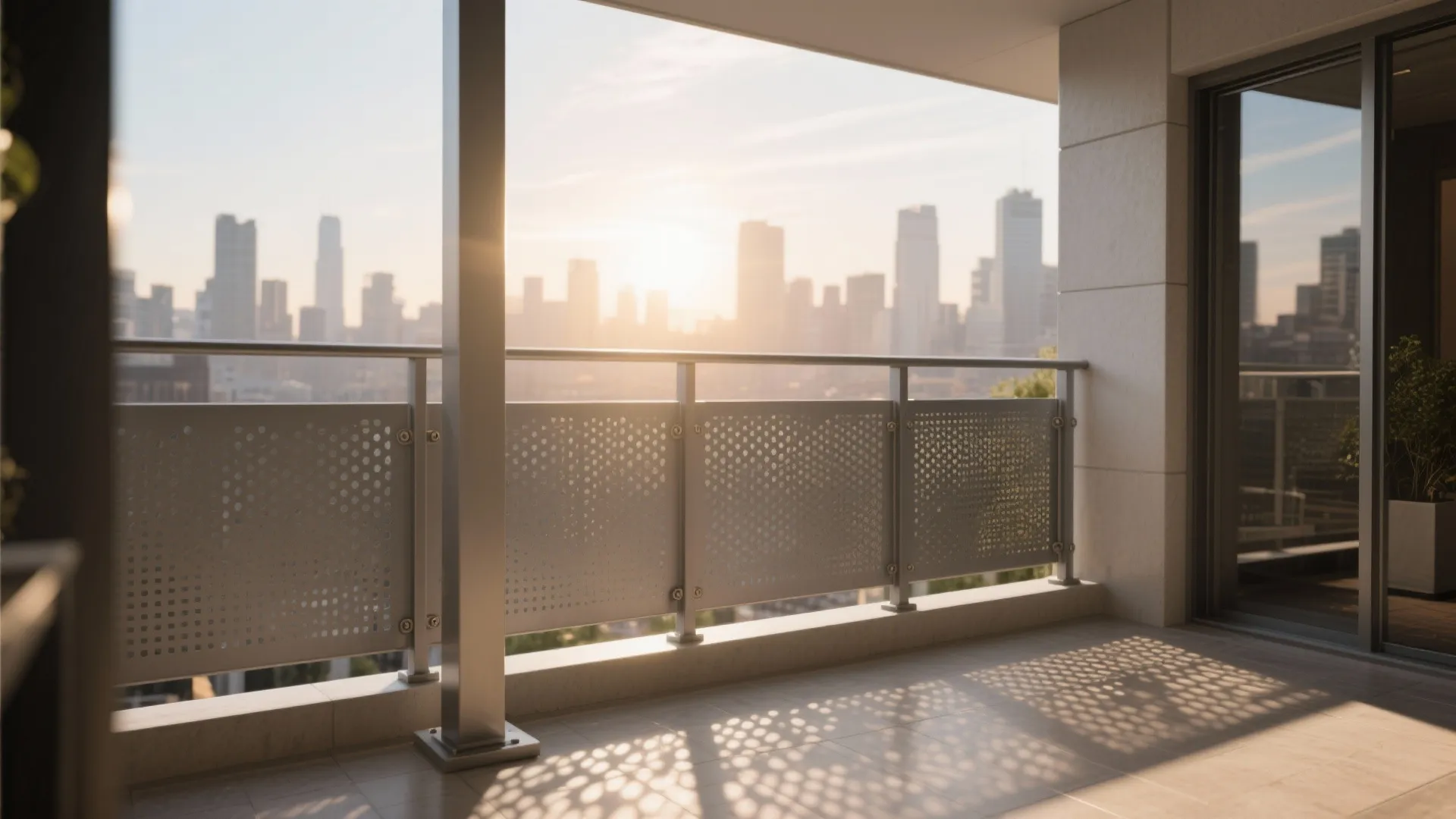 2) Perforated or Laser-Cut Screens for Privacy and Safety