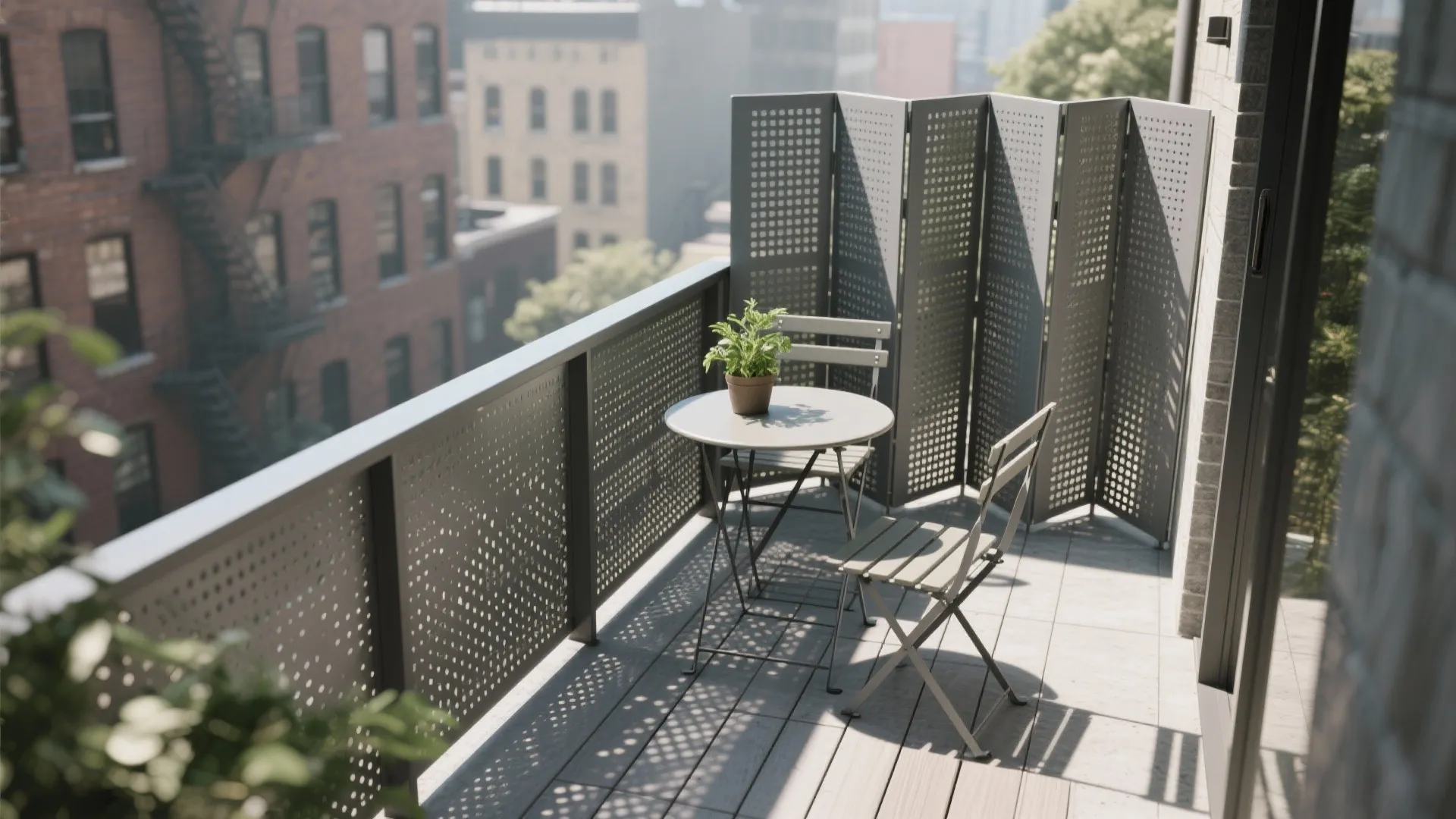 Perforated Metal or Mesh Screens: Privacy Without Heaviness