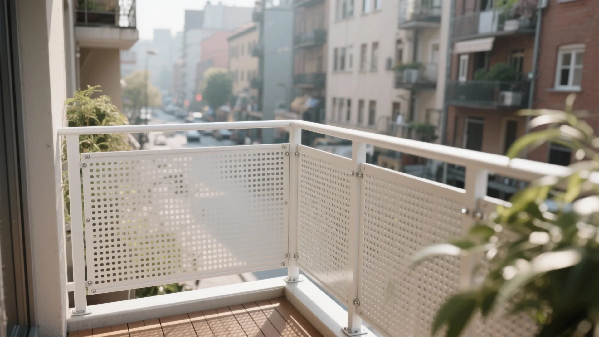 Perforated Steel Screens with a Slim Grill Frame