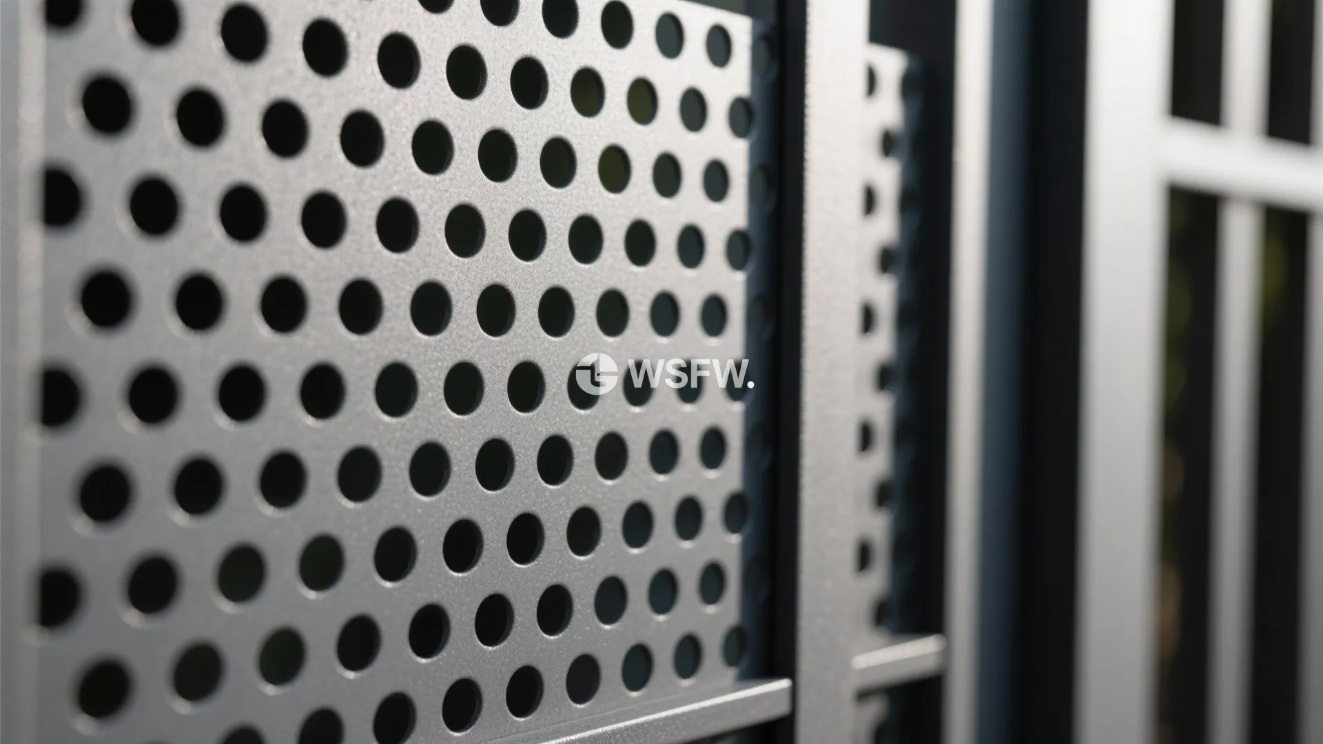 Perforated Metal for Airflow and Privacy